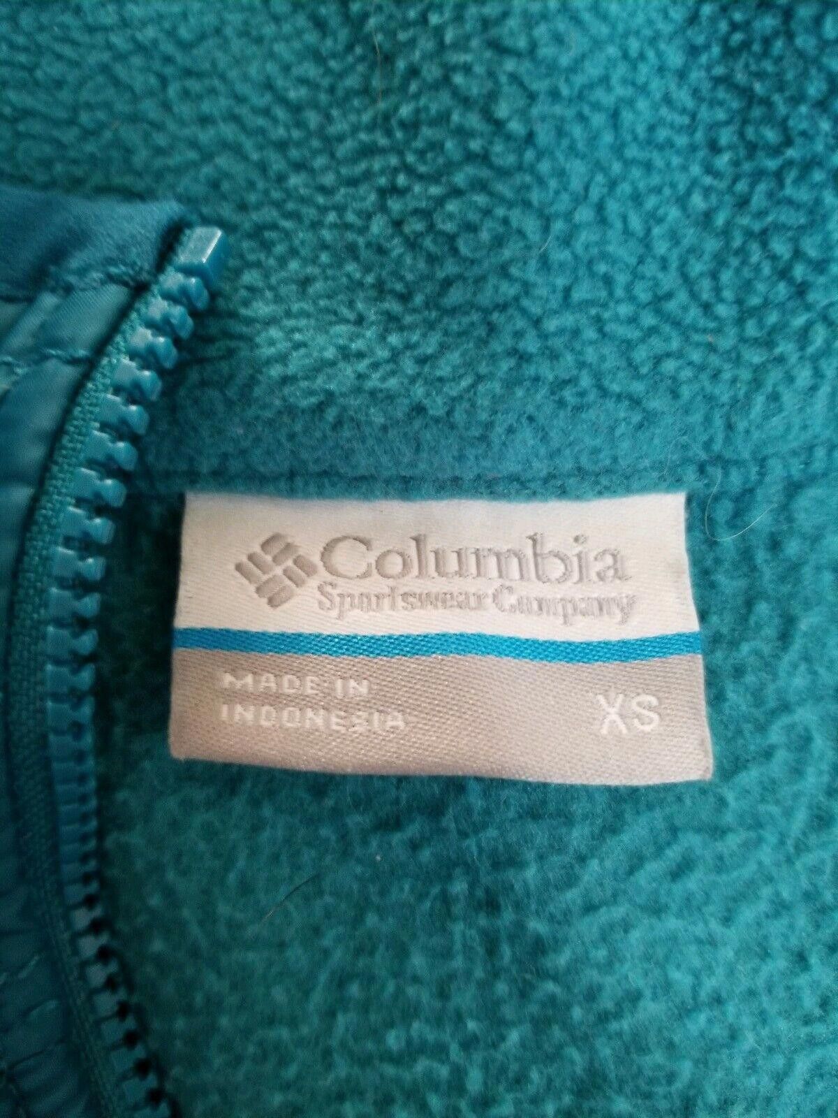 Columbia Columbia Sweatshirt Womens Extra Small Blue 1/4 Zip Size XS / US 0-2 / IT 36-38 - 3 Thumbnail
