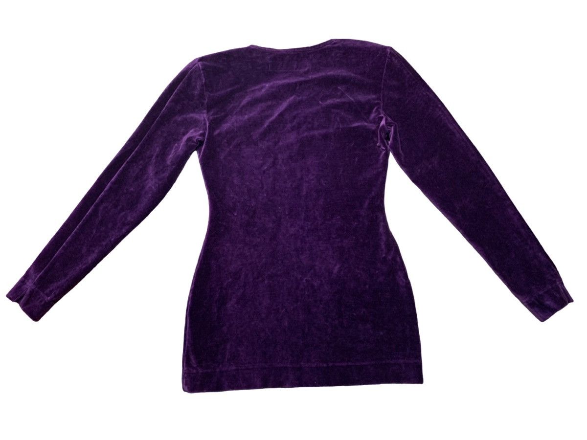 Japanese Brand × Katharine Hamnett London × Vintage 90s KATHARINE HAMNETT LONDON VELVET DRESS Size S / US 4 / IT 40 - 2 Thumbnail