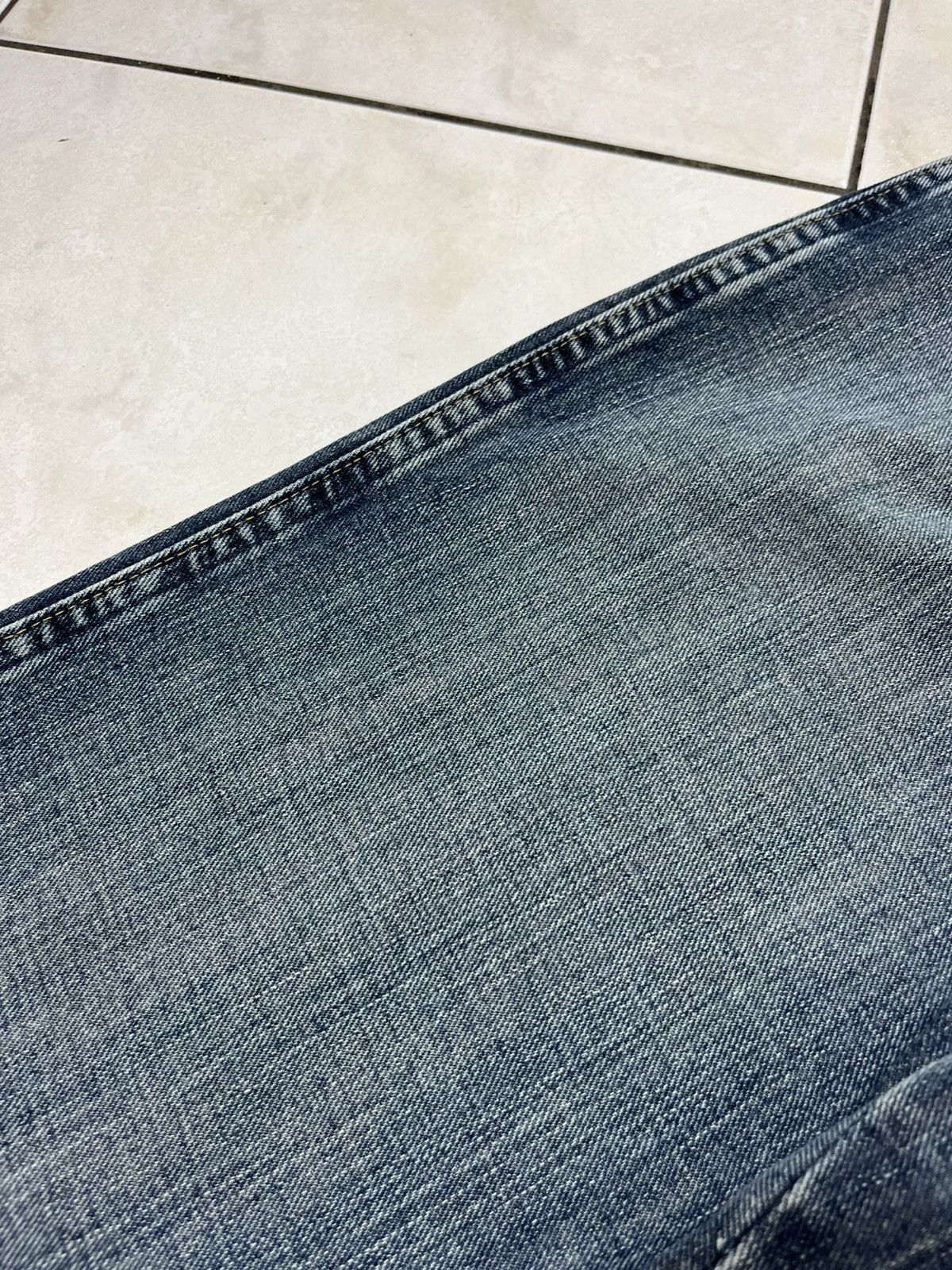 Vintage × Wrangler Vintage Wrangler cowboy cut distressed washed denim jeans Size US 33 - 8 Thumbnail