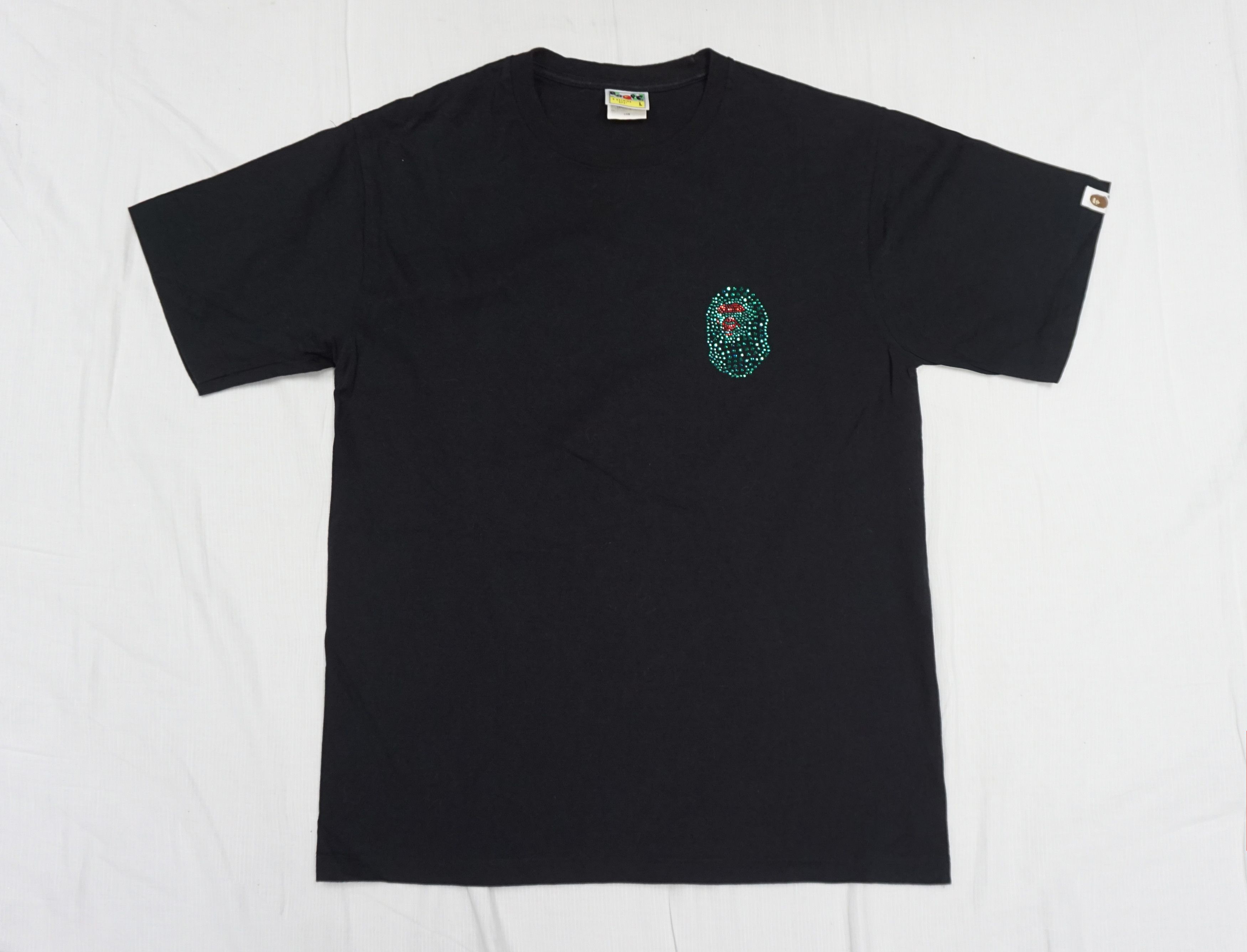 Bape Bape Swarovski Ape Head T-shirt Size US L / EU 52-54 / 3 - 1 Thumbnail