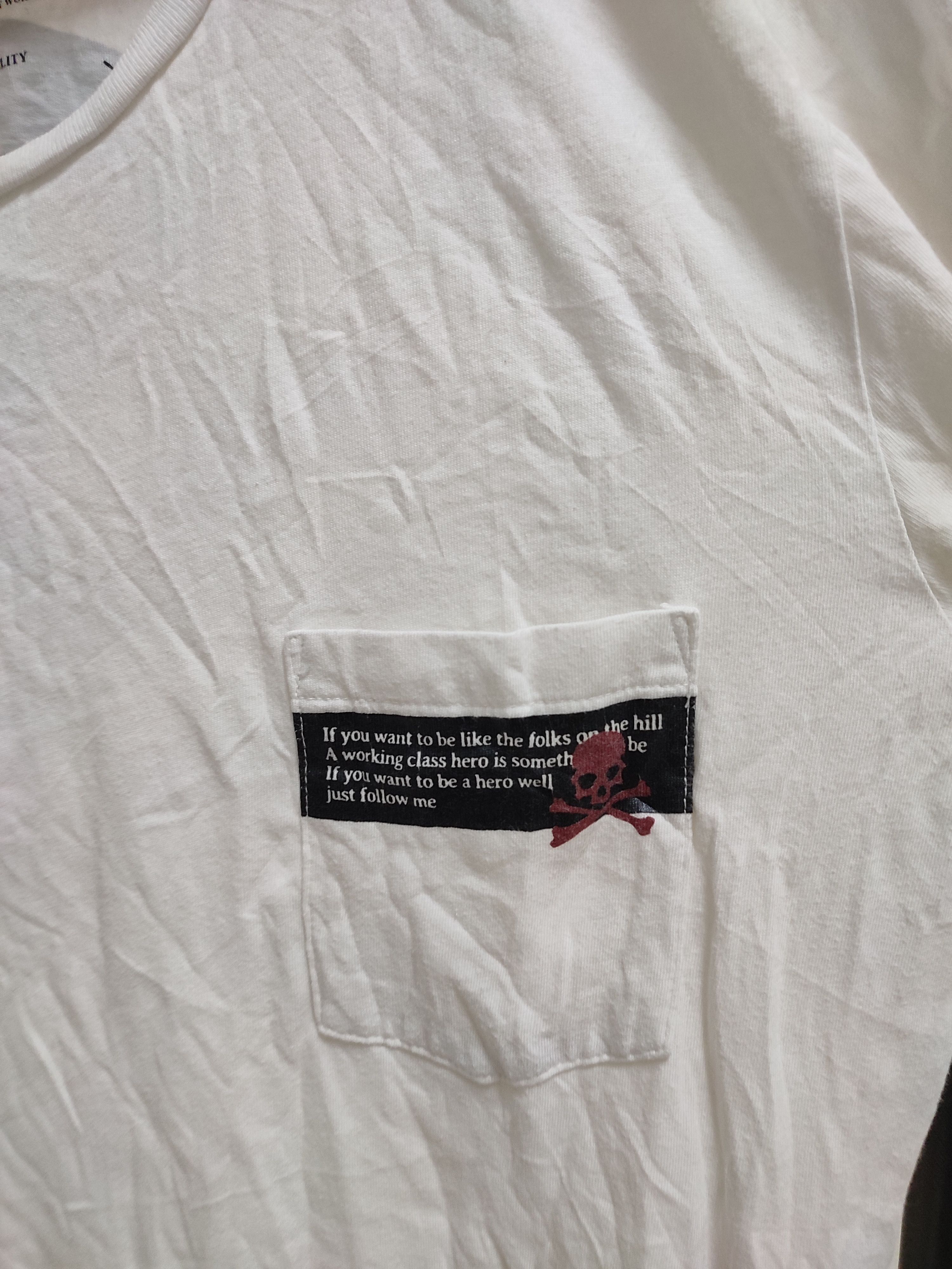 Japanese Brand 💥Crazy Vintage Crossbones Long Sleeve Size US M / EU 48-50 / 2 - 7 Thumbnail