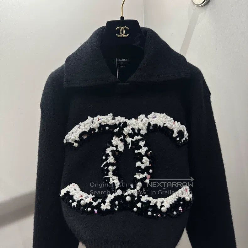 Chanel Chanel Ski Series Logo Cashmere Sweater Size XXS / US 00 / IT 34 - 7 Thumbnail