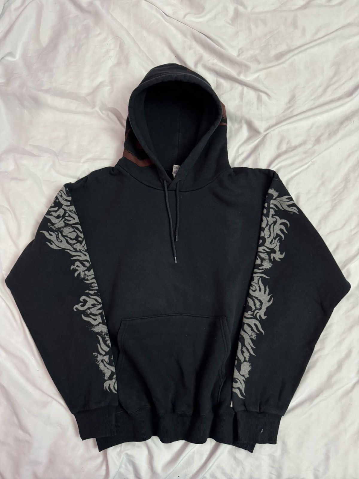If Six Was Nine 2000s Archival Japanese Sukajan Dragon Pull Over Hoodie Size US L / EU 52-54 / 3 - 4 Thumbnail