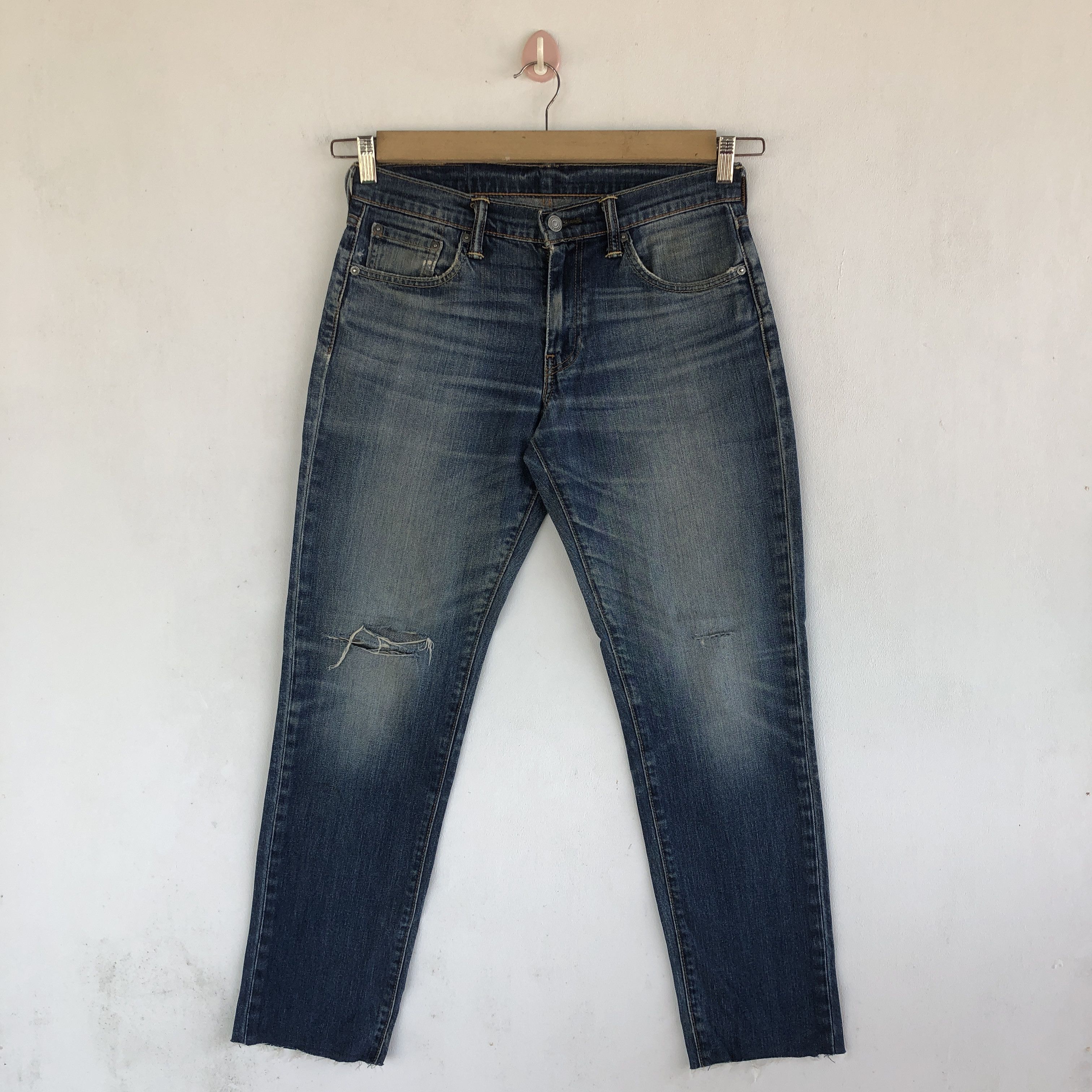 Levi's Vintage Levis 511 Skinny Jeans Distressed Levi's Faded Denim Size US 30 / EU 46 - 1 Thumbnail