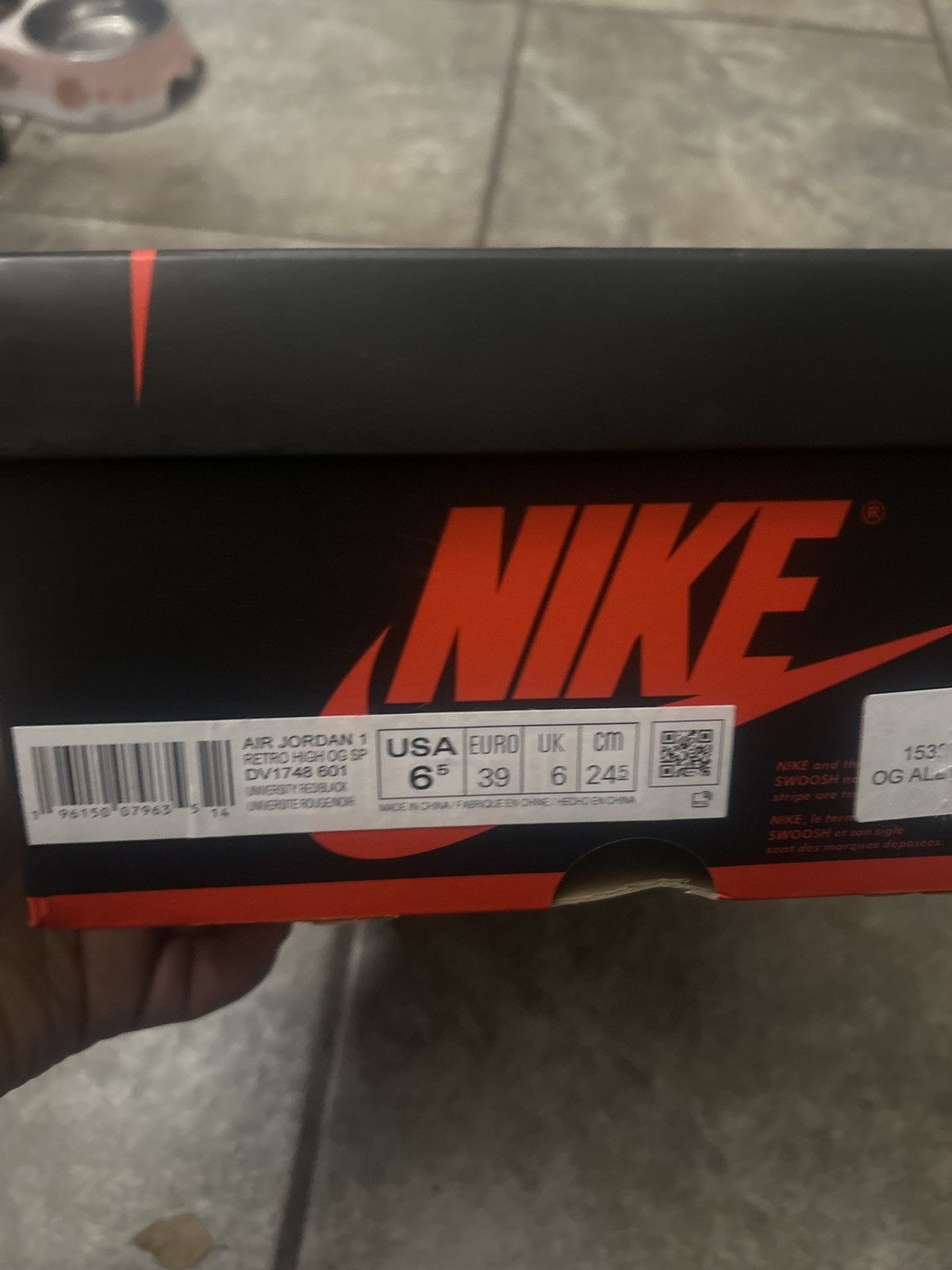 Nike Jordan 1 Spider verse 6.5y/8W Size US 6.5 / EU 39-40 - 5 Thumbnail
