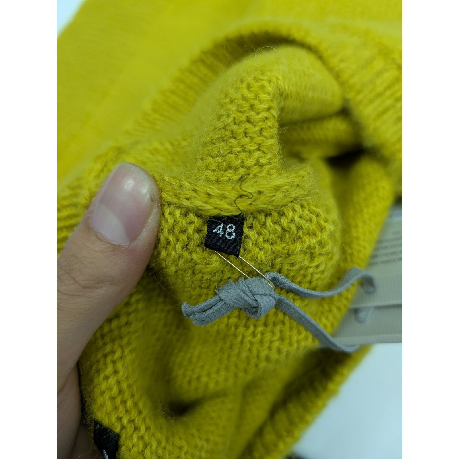 Tom Ford o1rshd1 V-Neck Sweatshirt Sweater in Yellow Size US M / EU 48-50 / 2 - 14 Thumbnail