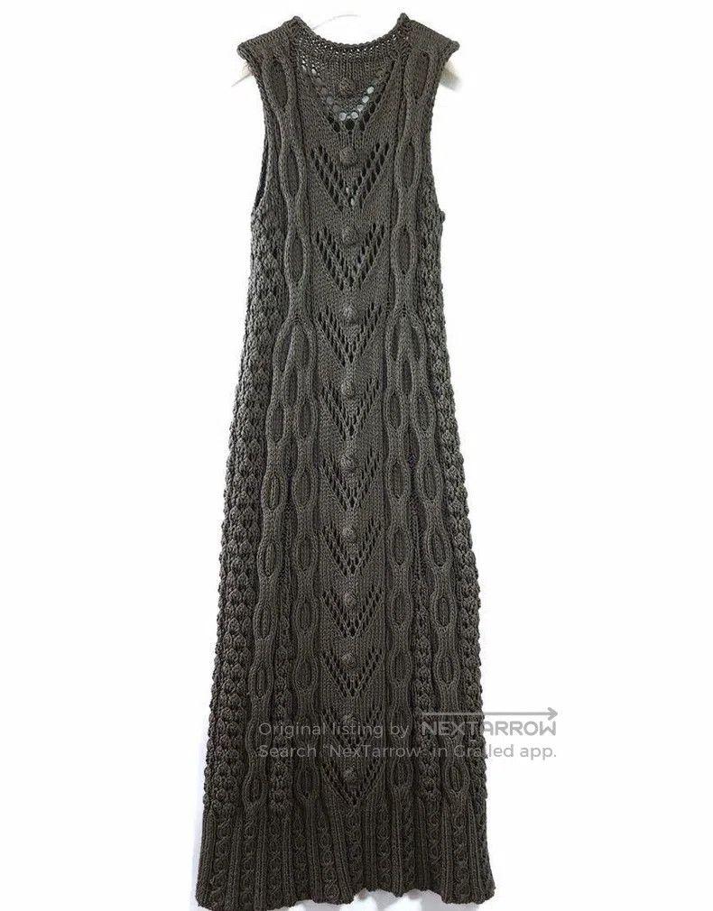Yohji Yamamoto Yohji Yamamoto 1998ss Knit Sleeveless Dress Size S / US 4 / IT 40 - 2 Thumbnail