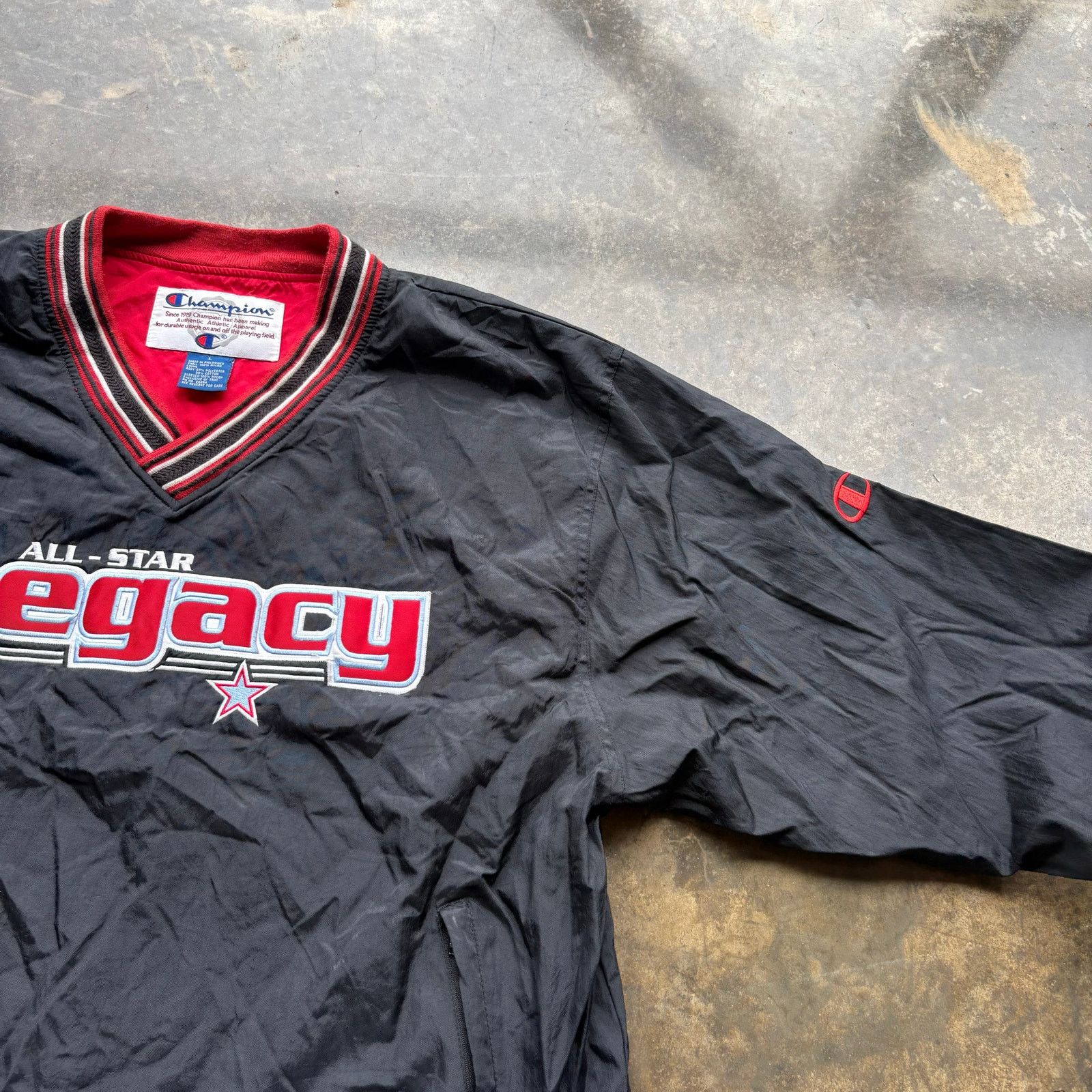 Champion Vintage 90s Champion All Star Legacy Windbreaker Size US L / EU 52-54 / 3 - 3 Thumbnail