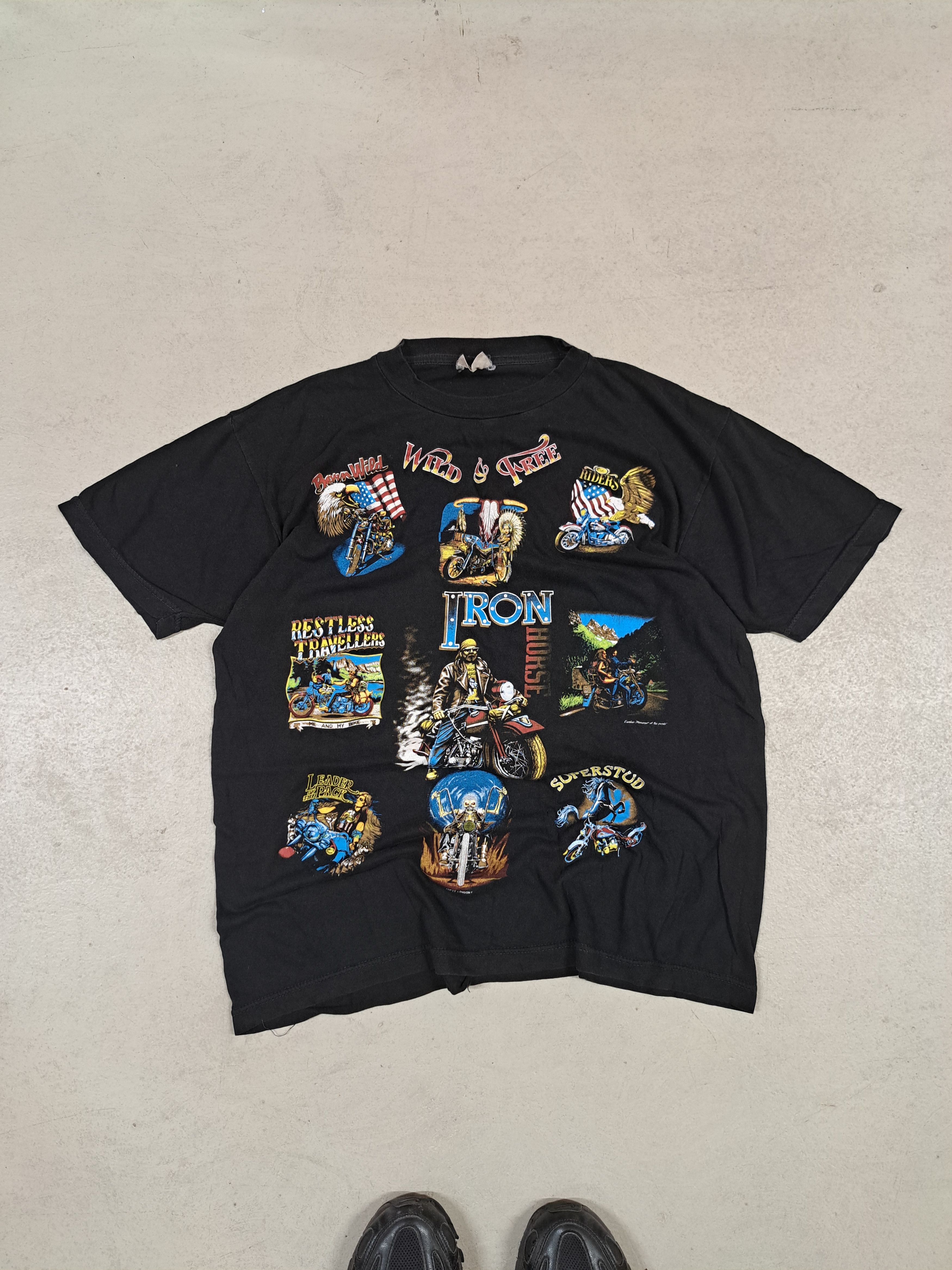 Vintage Vintage USA Motorcycle Tee Like 3D Emblem Size US L / EU 52-54 / 3 - 1 Thumbnail
