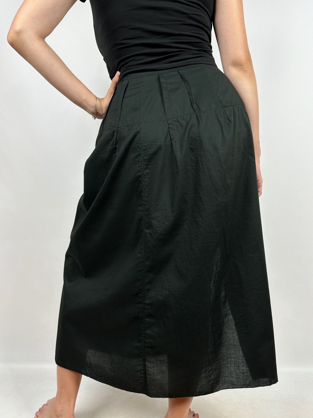 Rick Owens SS06 Rick Owens Tungsten Maxi Skirt Size 27" / US 4 / IT 40 - 3 Thumbnail