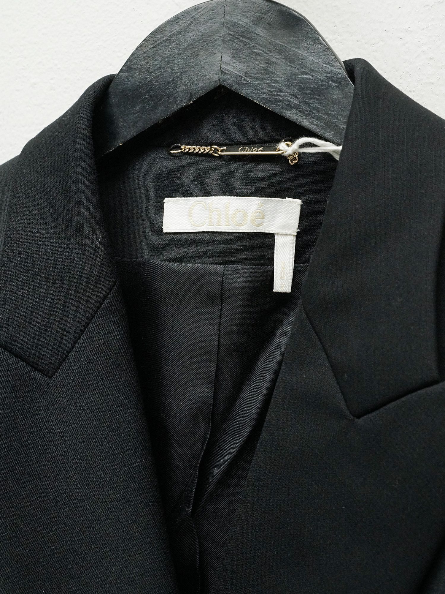 Chloe CHLOE Double-Breasted Wool Blazer Size XS / US 0-2 / IT 36-38 - 3 Thumbnail