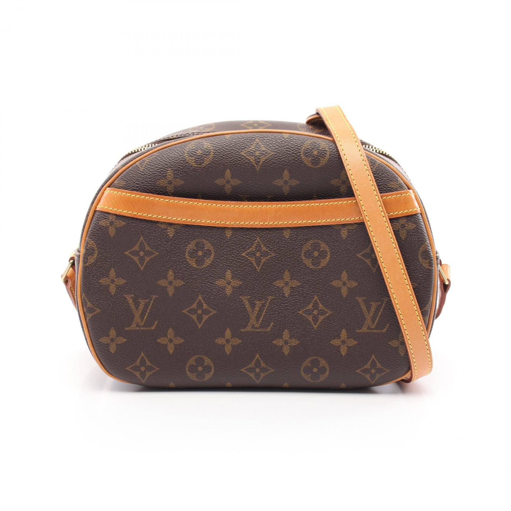 Louis Vuitton Louis Vuitton Blois Monogram Coated Canvas Shoulder Bag Canvas Shoulder Bag M51221 in Brown, Women's