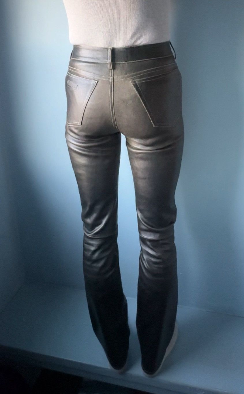 Jitrois Stretch Jitrois Leather Pants Size 26" / US 2 / IT 38 - 4 Thumbnail