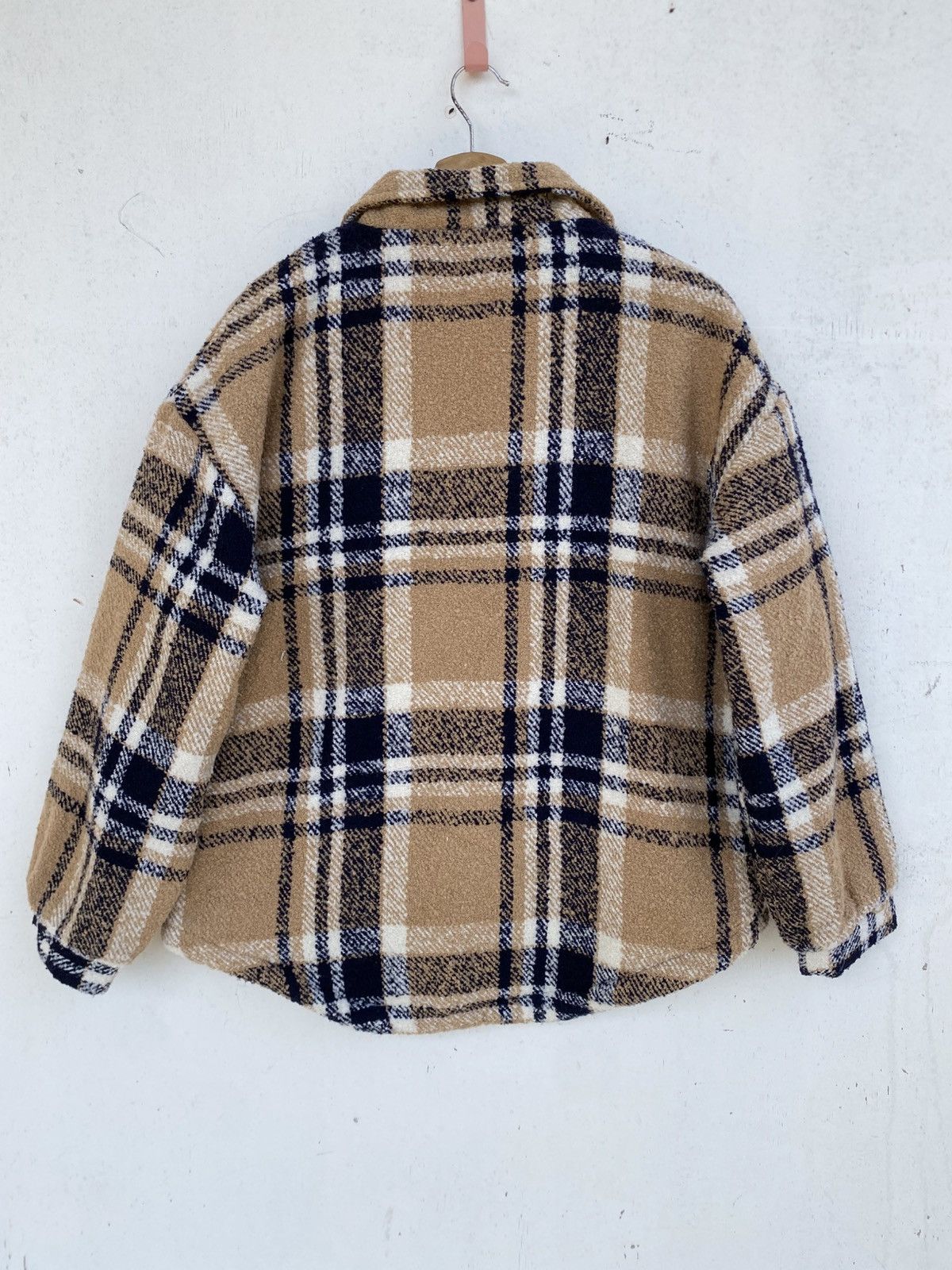 Japanese Brand Checked Jacket With Sherpa Lining Heavy Coats Size US M / EU 48-50 / 2 - 4 Thumbnail