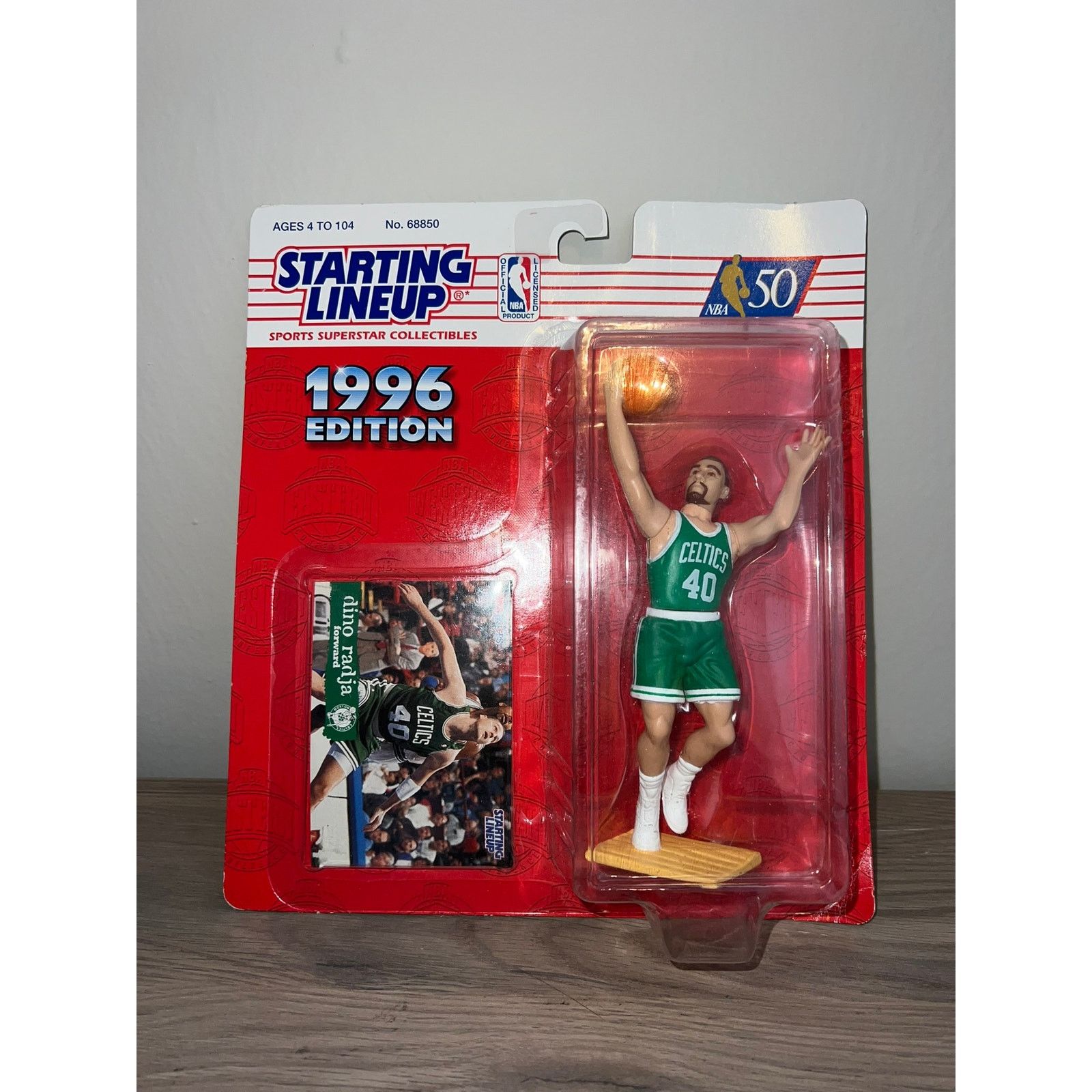 NBA 1996 Lineup NBA Boston Celtics Dino Radja Action Figure Toy Size ONE SIZE - 1 Thumbnail