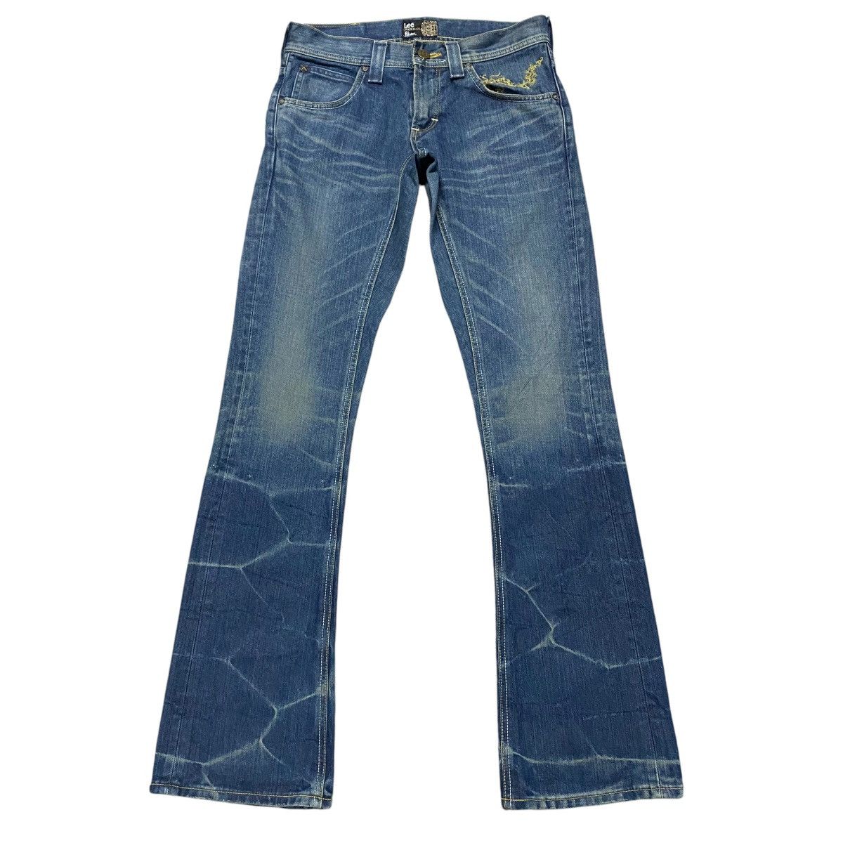 Japanese Brand LEE x MIDAS Machiavel Denim Flare Jeans Size US 30 / EU 46 - 1 Thumbnail
