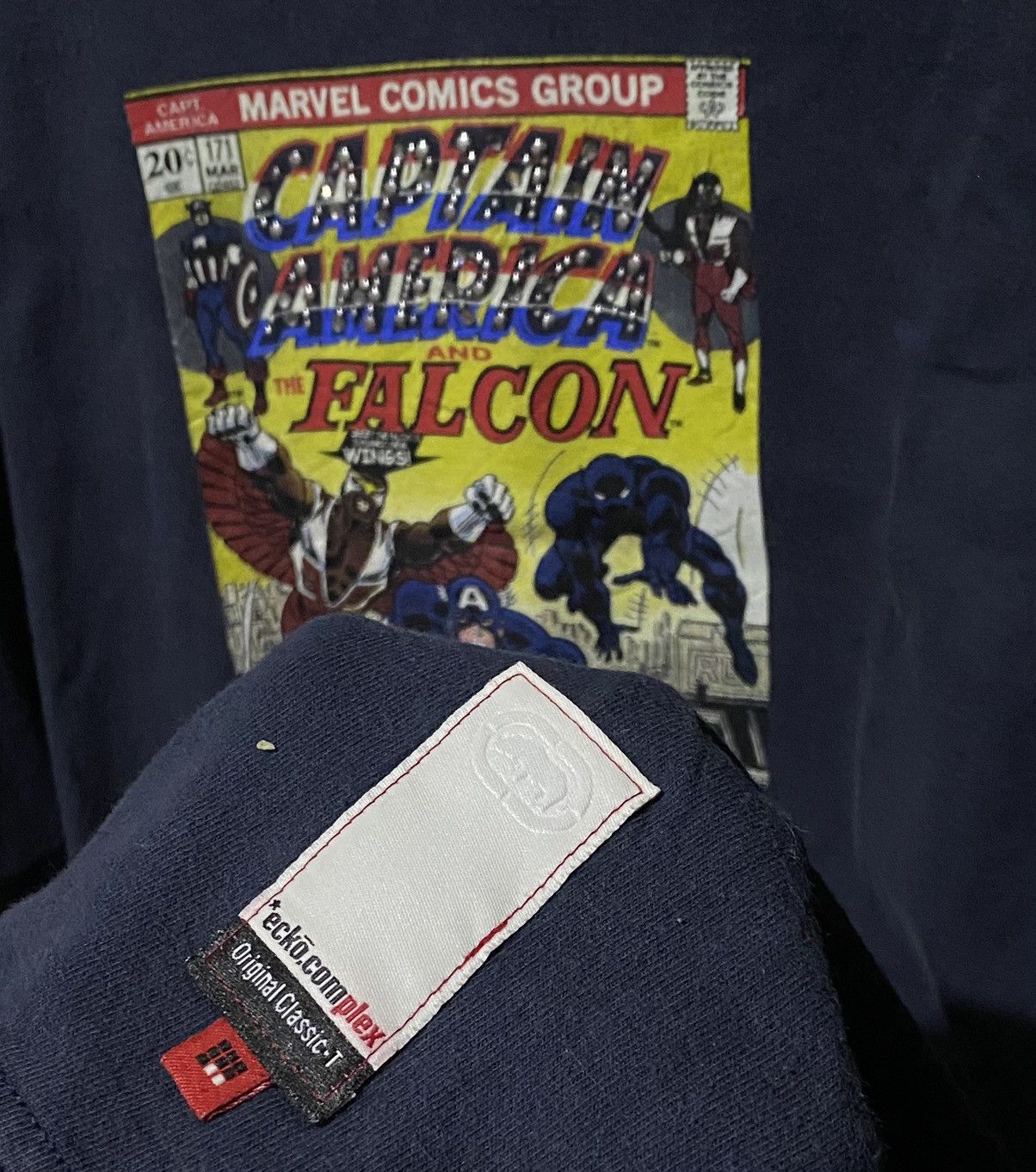 Ecko Unltd. × Marvel Comics × Vintage Tee Shirt Caps 171 Marvel Comics Captain America Falcon Ecko Size US XL / EU 56 / 4 - 13 Thumbnail