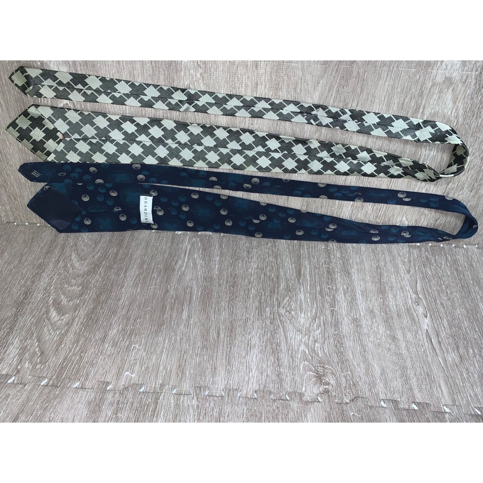 The Unbranded Brand Set of 5 Men's Striped Necktie Set Multicolor Size ONE SIZE - 12 Thumbnail