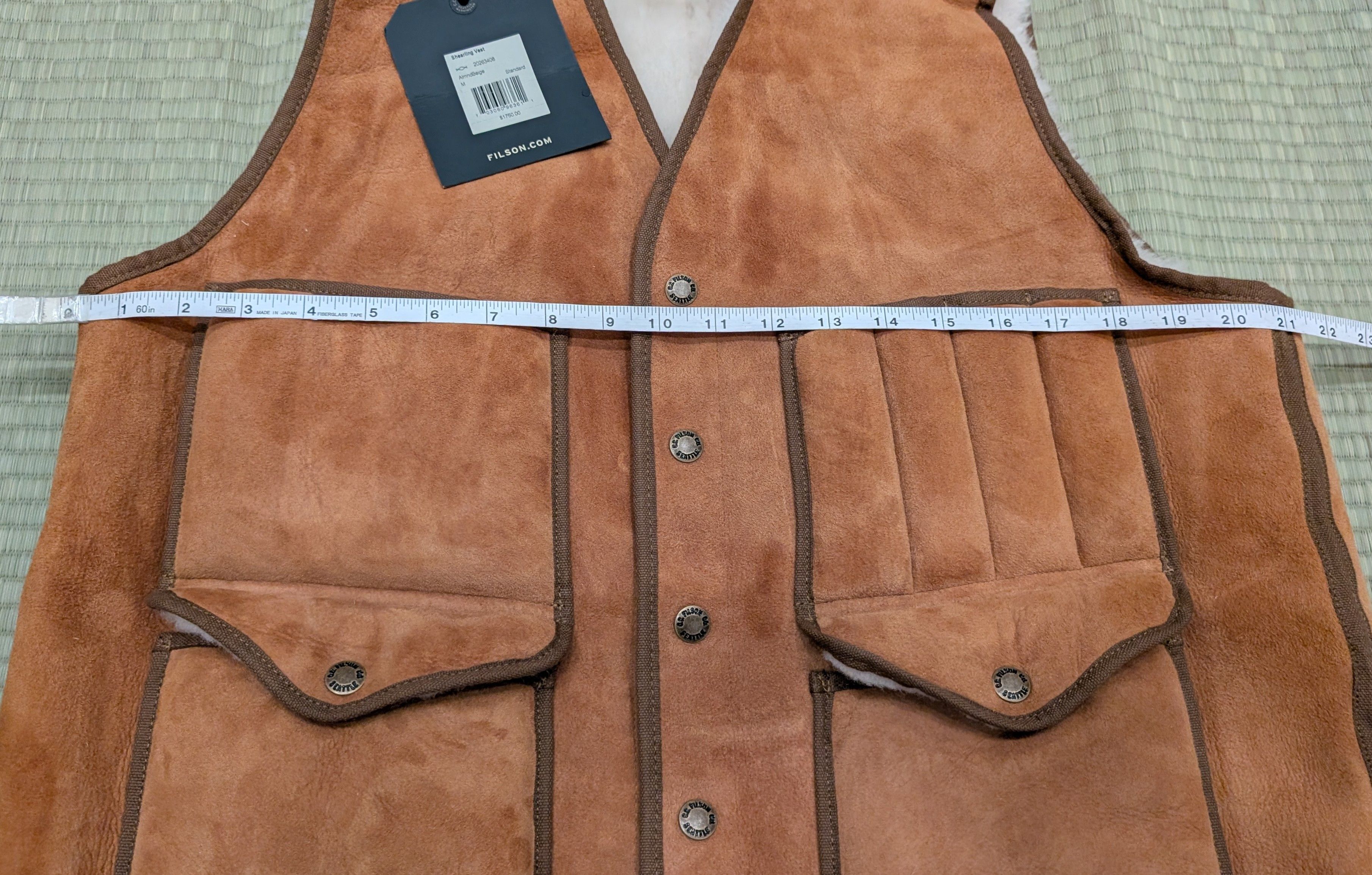 Filson NWT Filson Shearling Cruiser Vest Sheepskin Made in USA Size US M / EU 48-50 / 2 - 6 Thumbnail