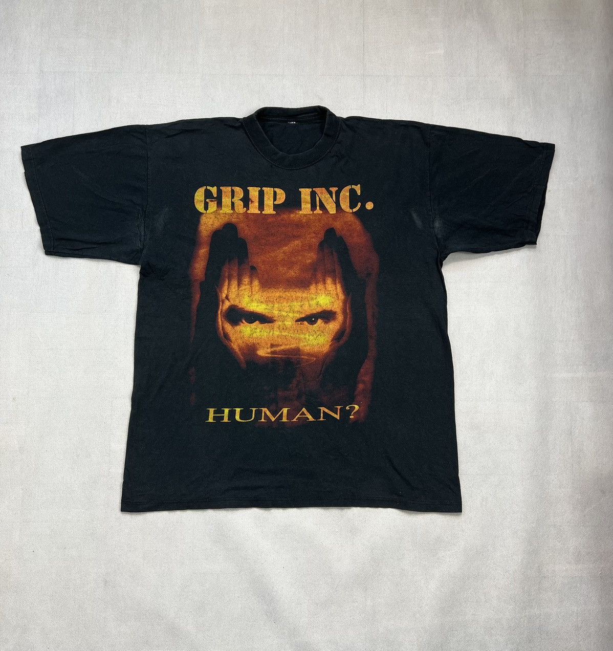 Band Tees × Vintage Rare Tshirt Grip Inc. Solidify Human? Vintage 90’s Size US XL / EU 56 / 4 - 3 Thumbnail