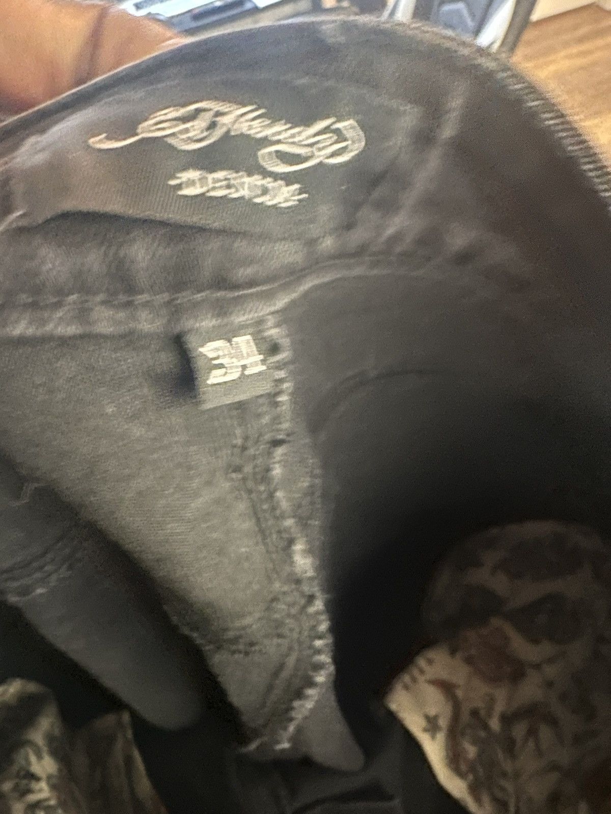 Ed Hardy Ed Hardy Black Denim Size US 34 / EU 50 - 4 Thumbnail