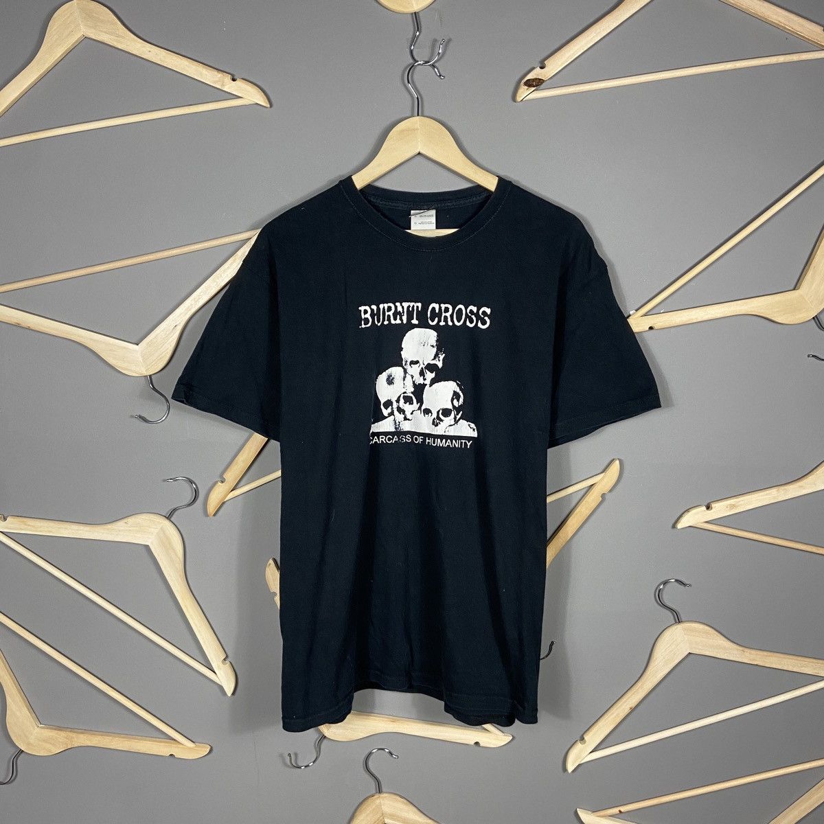 Band Tees Vintage Burnt Cross “Carcass Of Humanity” Graphic tee Size US L / EU 52-54 / 3 - 1 Thumbnail