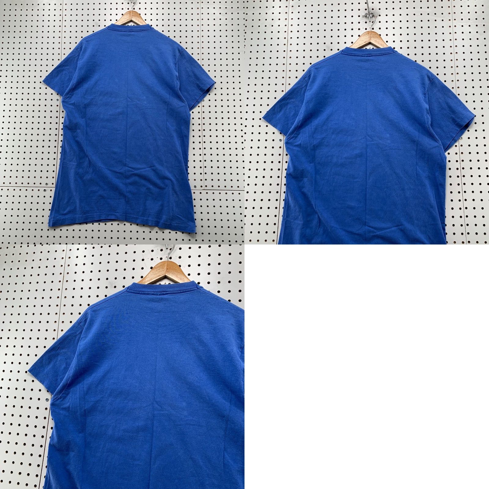 Fruit Of The Loom VINTAGE Fruit of the Loom Pocket T-Shirt Mens XL Blue Single Stitch Made USA Size US XL / EU 56 / 4 - 9 Thumbnail