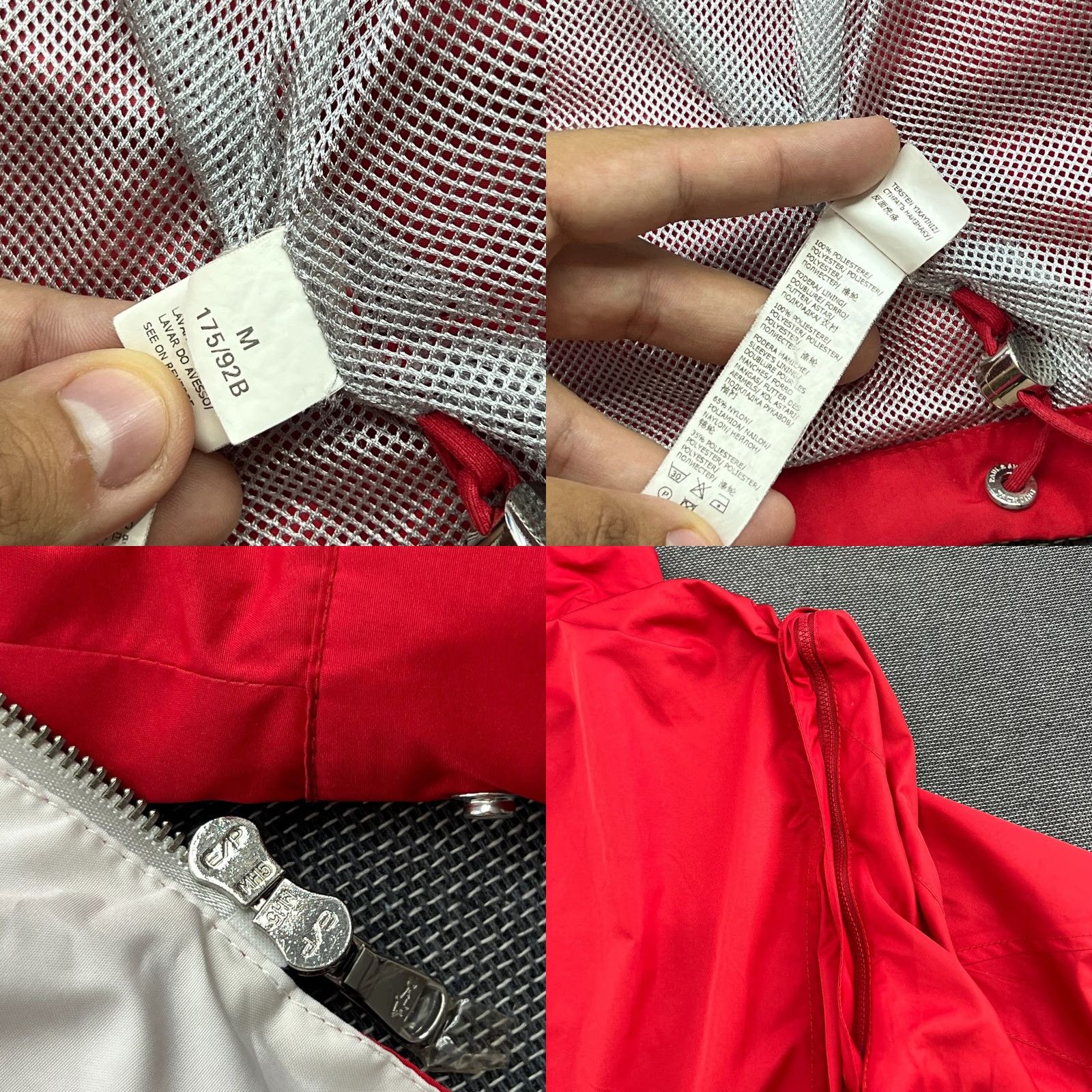 Paul & Shark Paul & Shark Yachting Jacket Mens M Coat Detachable Sleeves Hood Red Sailing Jacket Size US M / EU 48-50 / 2 - 8 Thumbnail