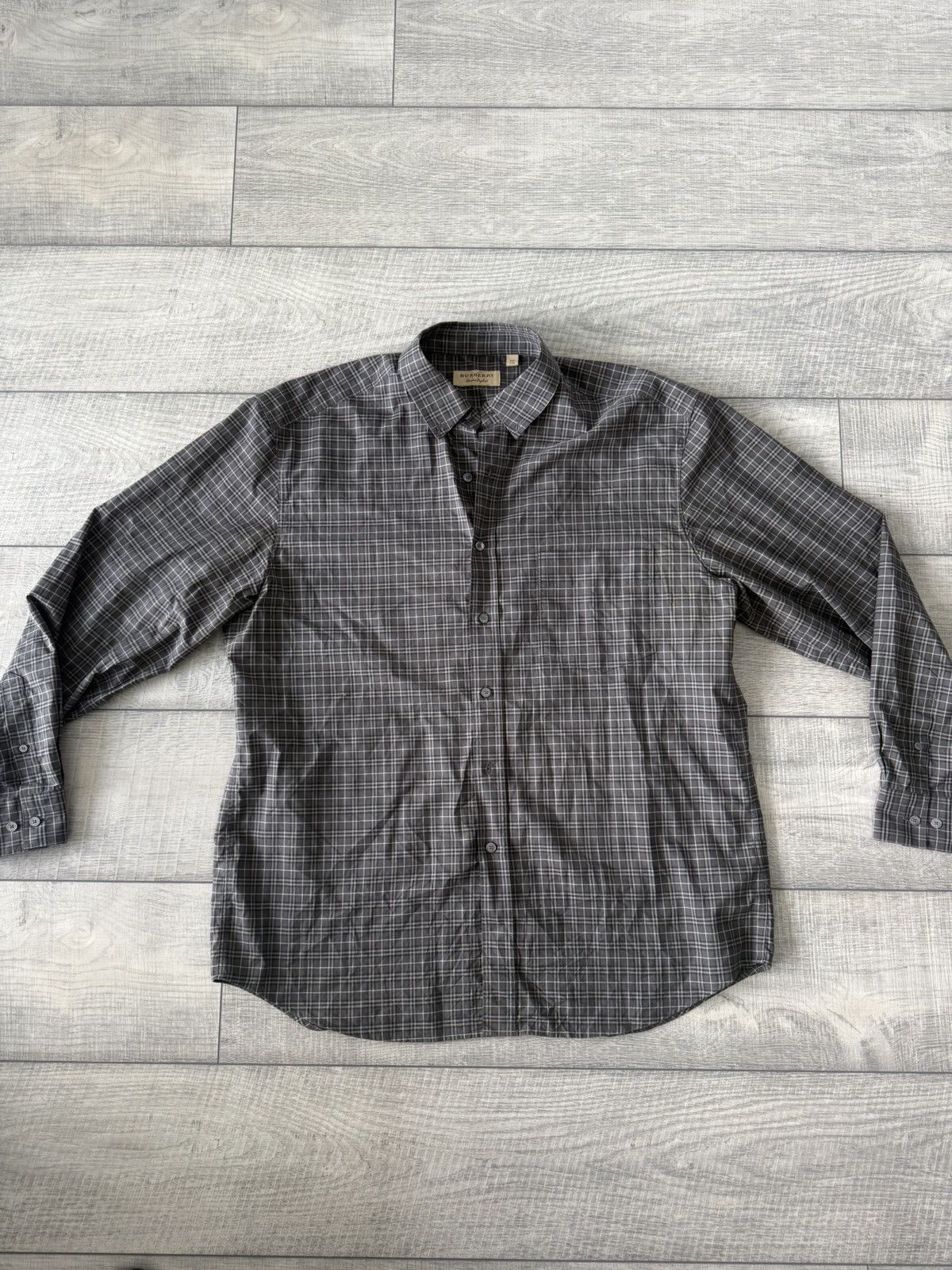 Burberry Classic Plaid Burberry Button Up Size US XXL / EU 58 / 5 - 1 Thumbnail