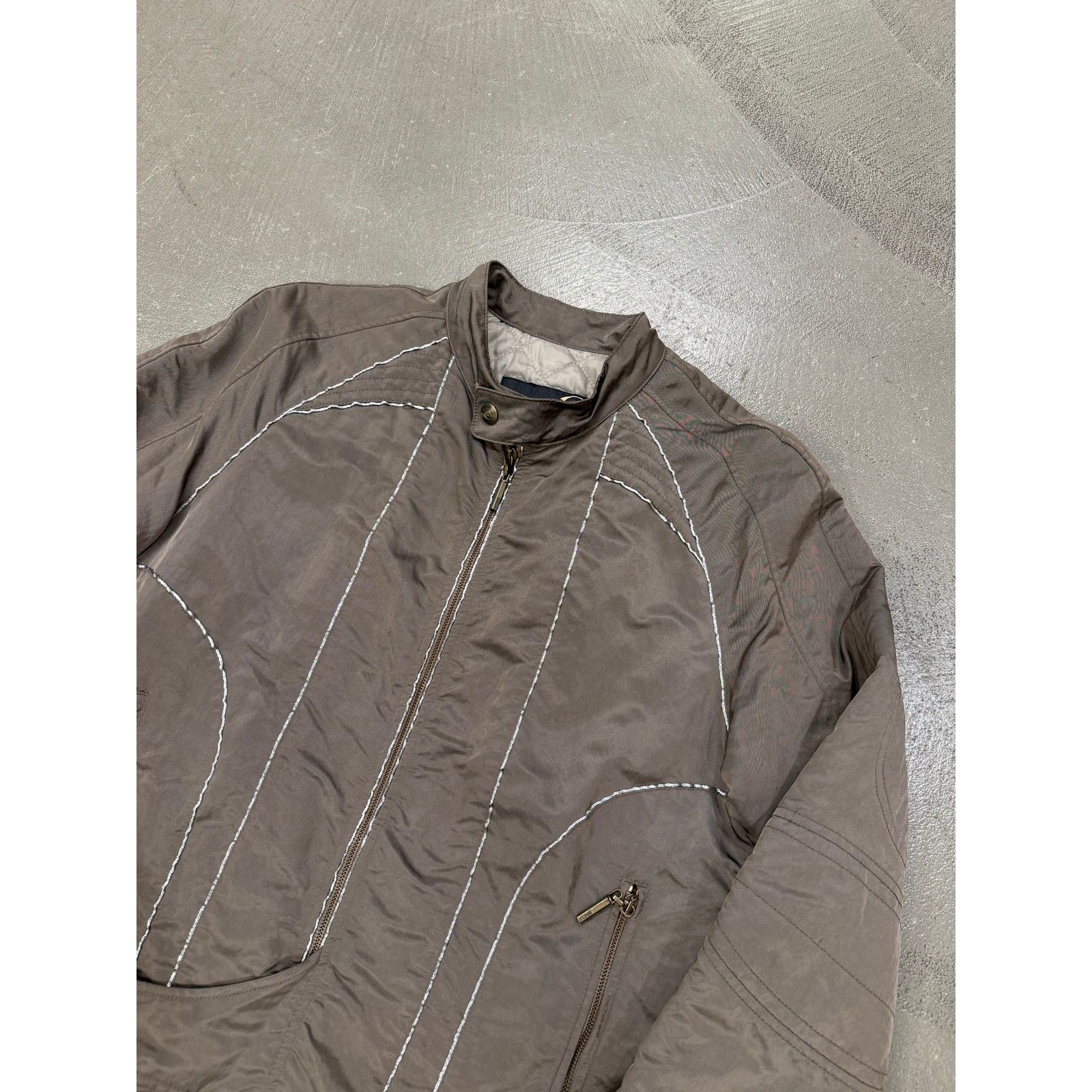 Roberto Cavalli 2007 Cavalli paneled bomber jacket Size US XL / EU 56 / 4 - 2 Thumbnail
