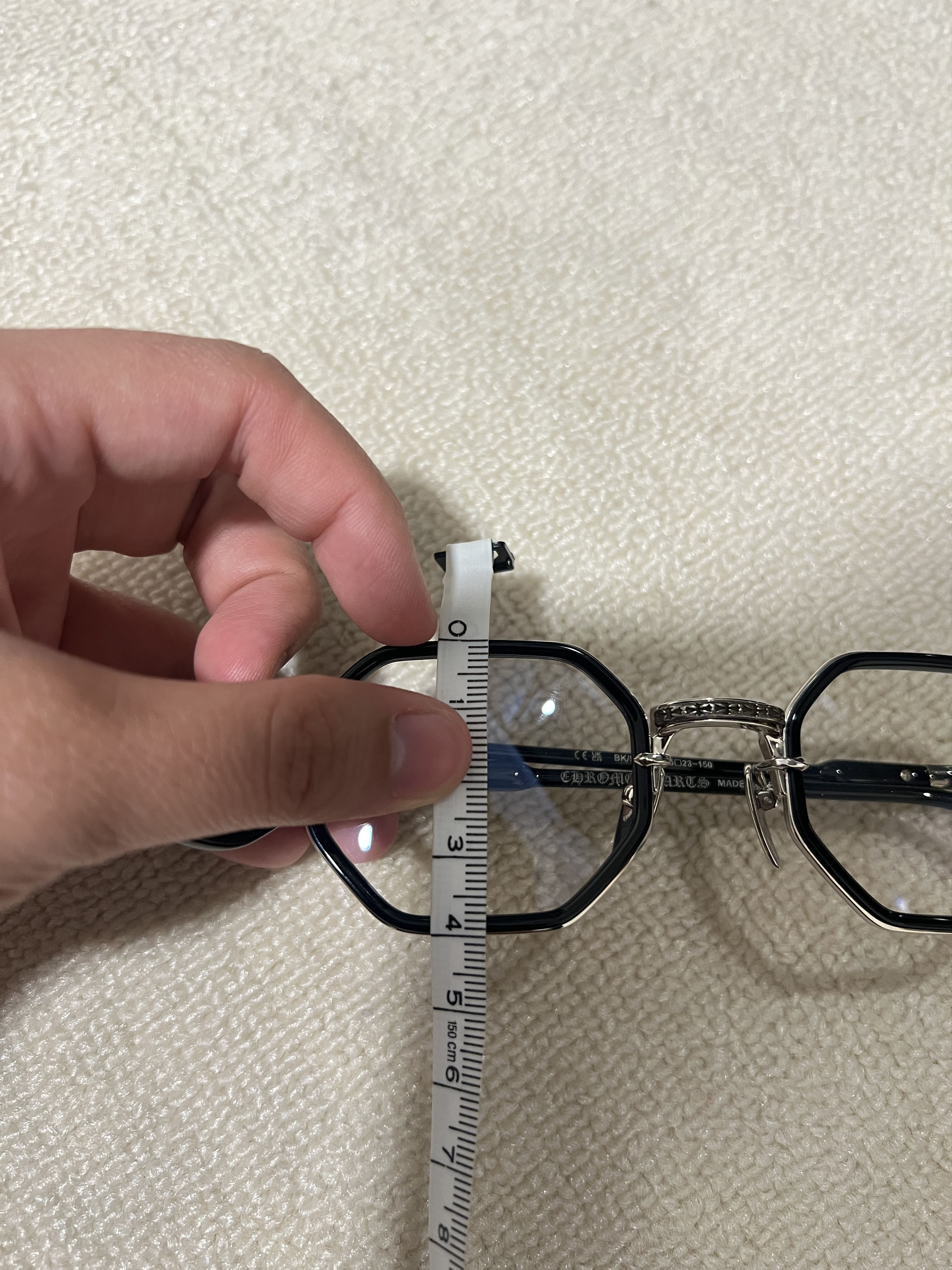 Chrome Hearts Chrome Hearts TATTERS BLACK/SILVER Glasses Size ONE SIZE - 18 Thumbnail