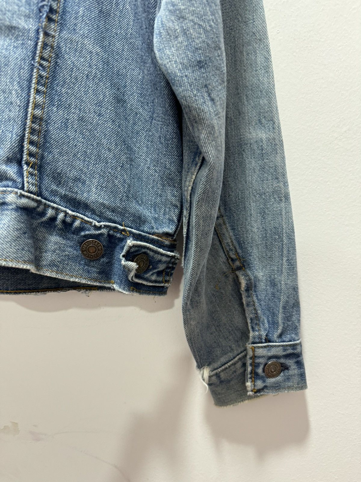 Levi's × Levi's Vintage Clothing × Vintage VINTAGE LEVIS THRASHED TRUCKER DENIM JACKET Size US XS / EU 42 / 0 - 12 Thumbnail