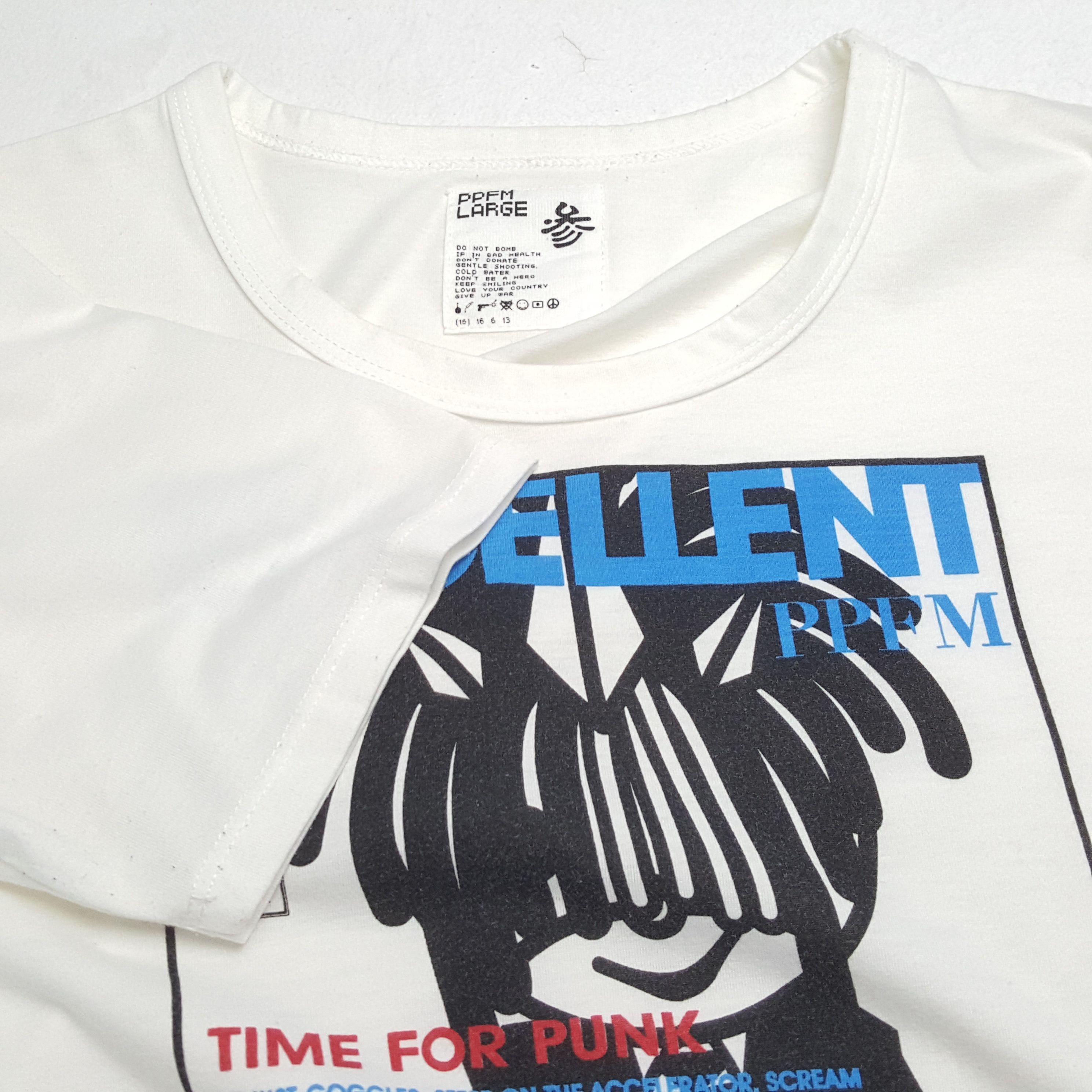Japanese Brand × PPFM × Vintage PPFM Japanese Brand Streetwear Style Tshirt Size US M / EU 48-50 / 2 - 5 Thumbnail