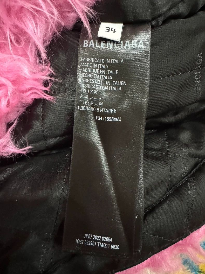 Balenciaga Balenciaga size 34 Pink Fur Jacket Size XS / US 0-2 / IT 36-38 - 6 Thumbnail