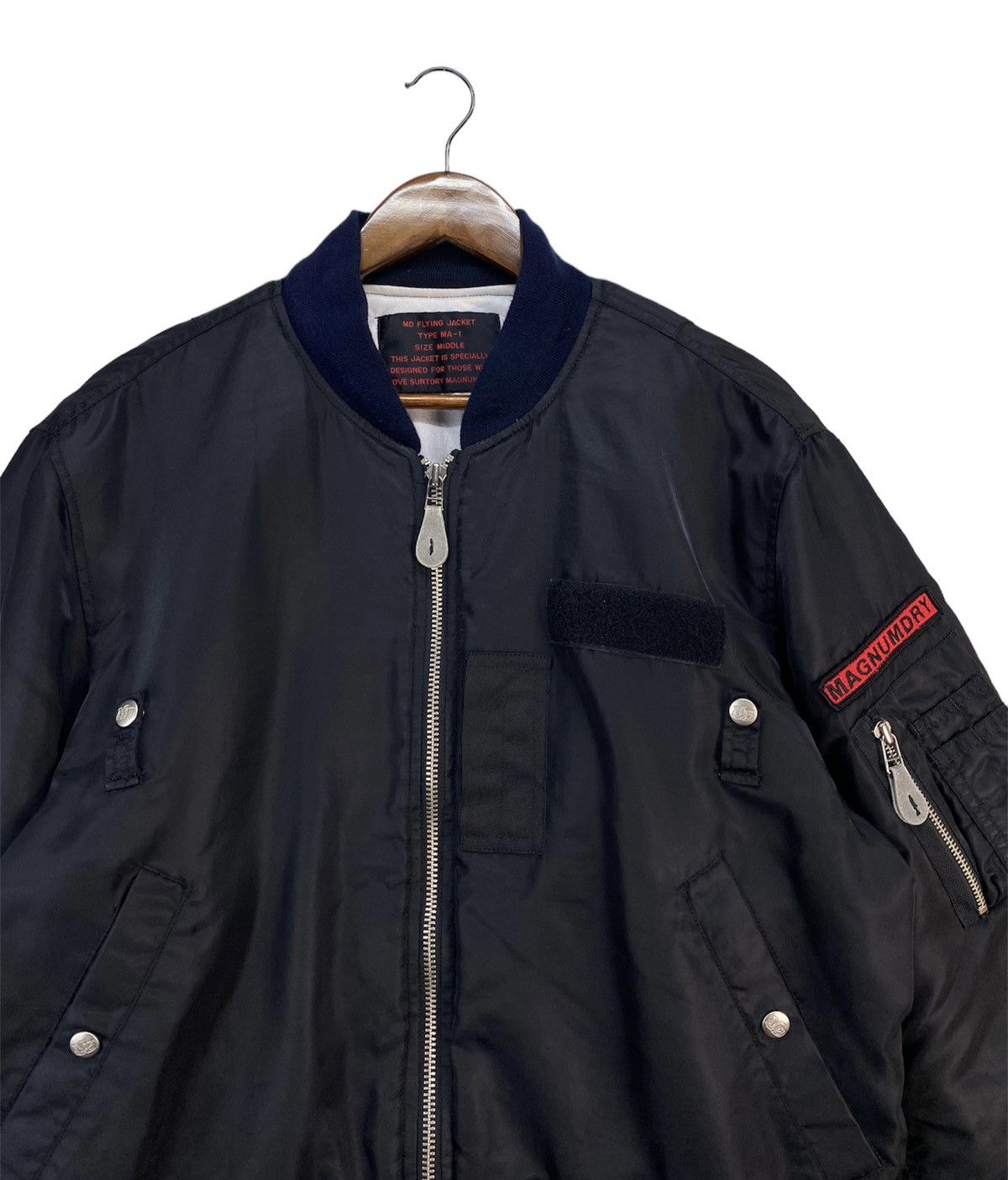 Japanese Brand Magnum Dry Bomber Jacket Size US L / EU 52-54 / 3 - 2 Thumbnail