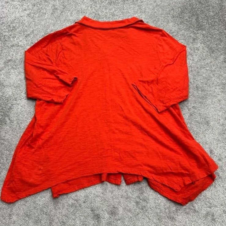 Vintage VINTAGE Always Indigo Red Cotton Blouse Women Plus 2X Boho Casual Tunic Top 3/4 Sleeve Size XXL / US 16-18 / IT 52-54 - 2 Thumbnail