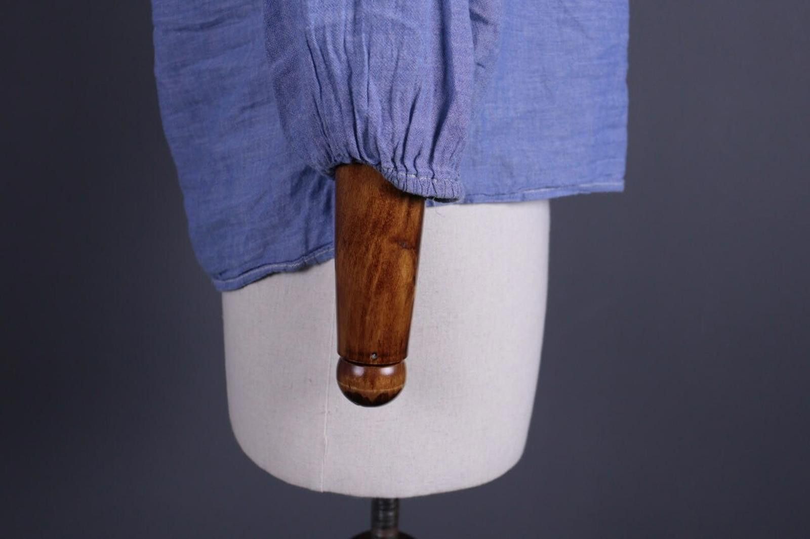 Designer Polo Jeans Ralph Lauren Blue Henley Shirt Size XS Size XS / US 0-2 / IT 36-38 - 7 Thumbnail