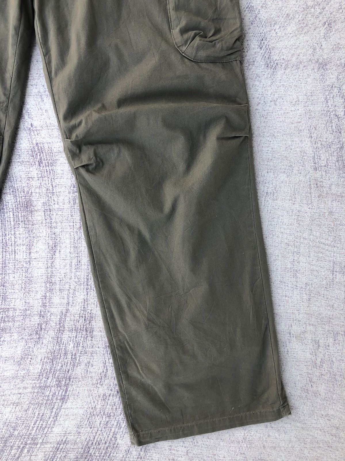 Vintage Cargo Stretchable Waist Trousers With 6 Pocket Workware Size US 26 / EU 42 - 4 Thumbnail