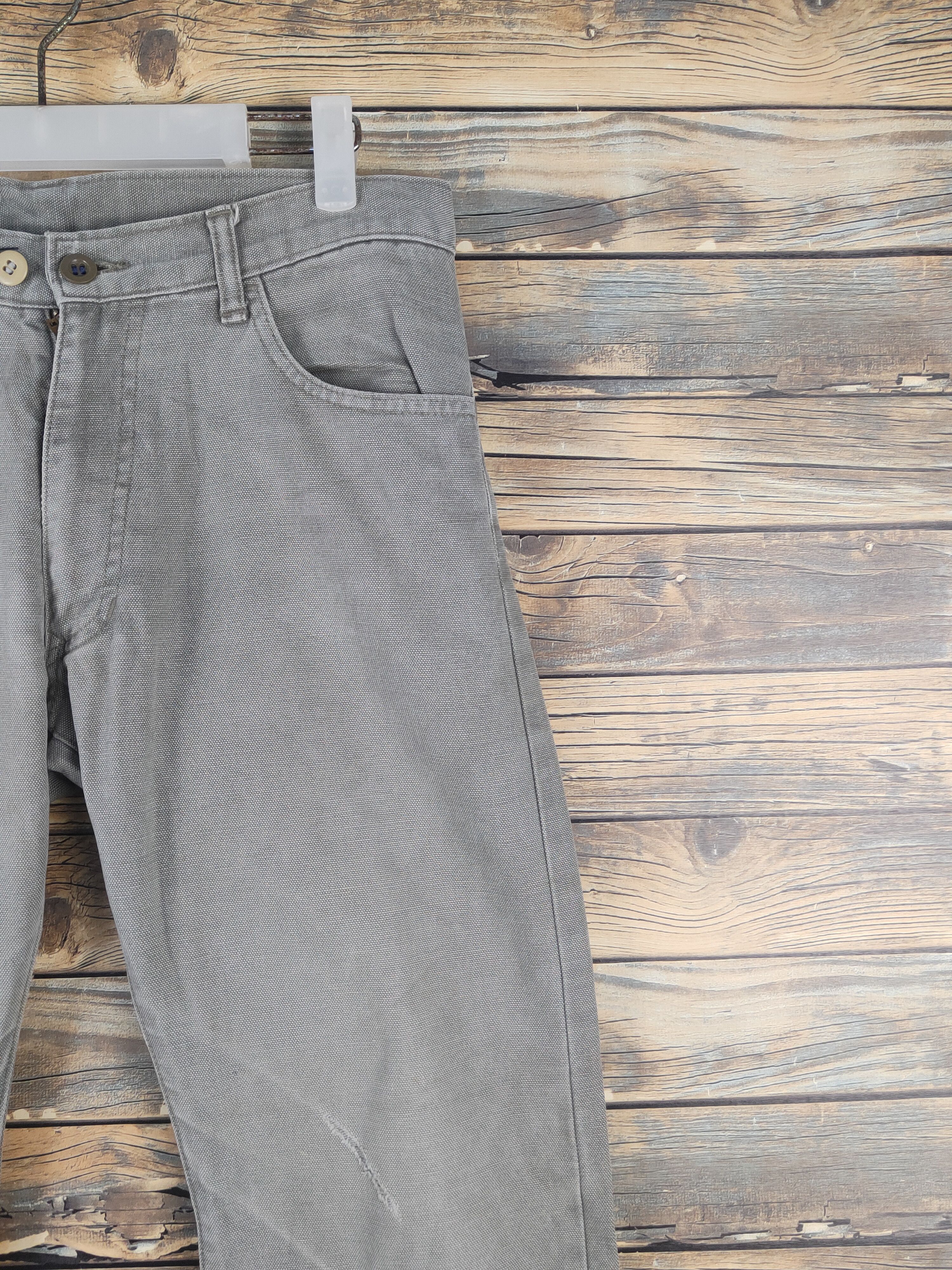 Japanese Brand Eifice Gray ripped distressed Casual cargo Pants #W1600 Size 30" / US 8 / IT 44 - 5 Thumbnail