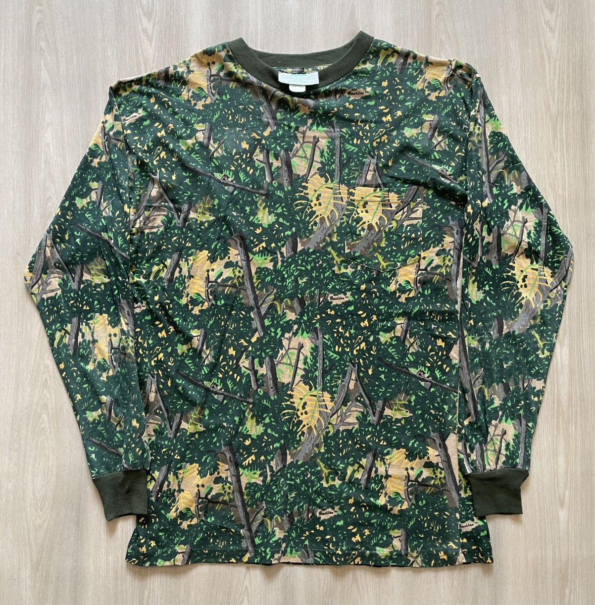 Vintage New Vintage 80s Bushlan South Texas Camo Sweatshirt Sz L Size US L / EU 52-54 / 3 - 1 Thumbnail