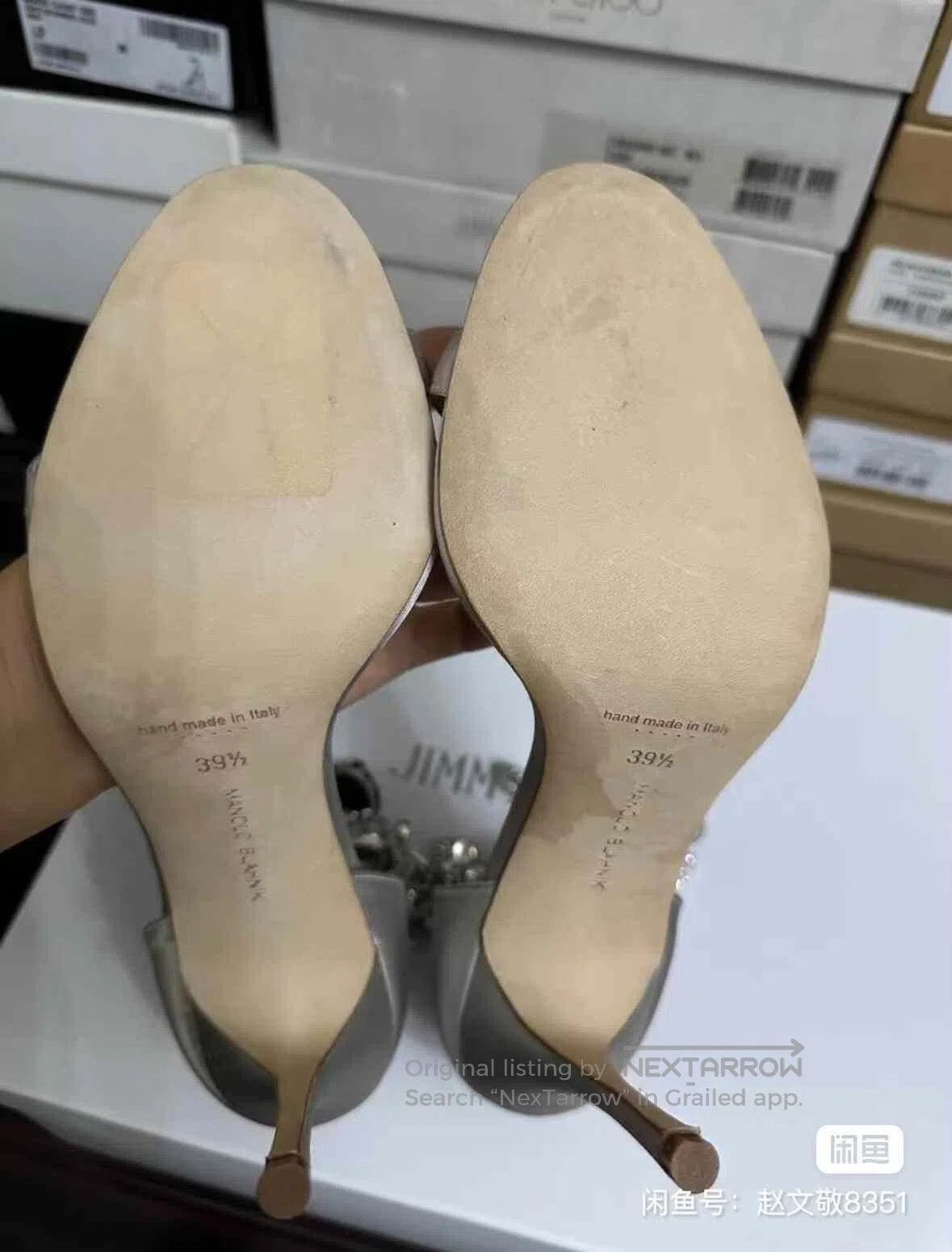 Manolo Blahnik Manolo Blahnik Crystal High Heels. Size US 8.5 / IT 38.5 - 6 Thumbnail