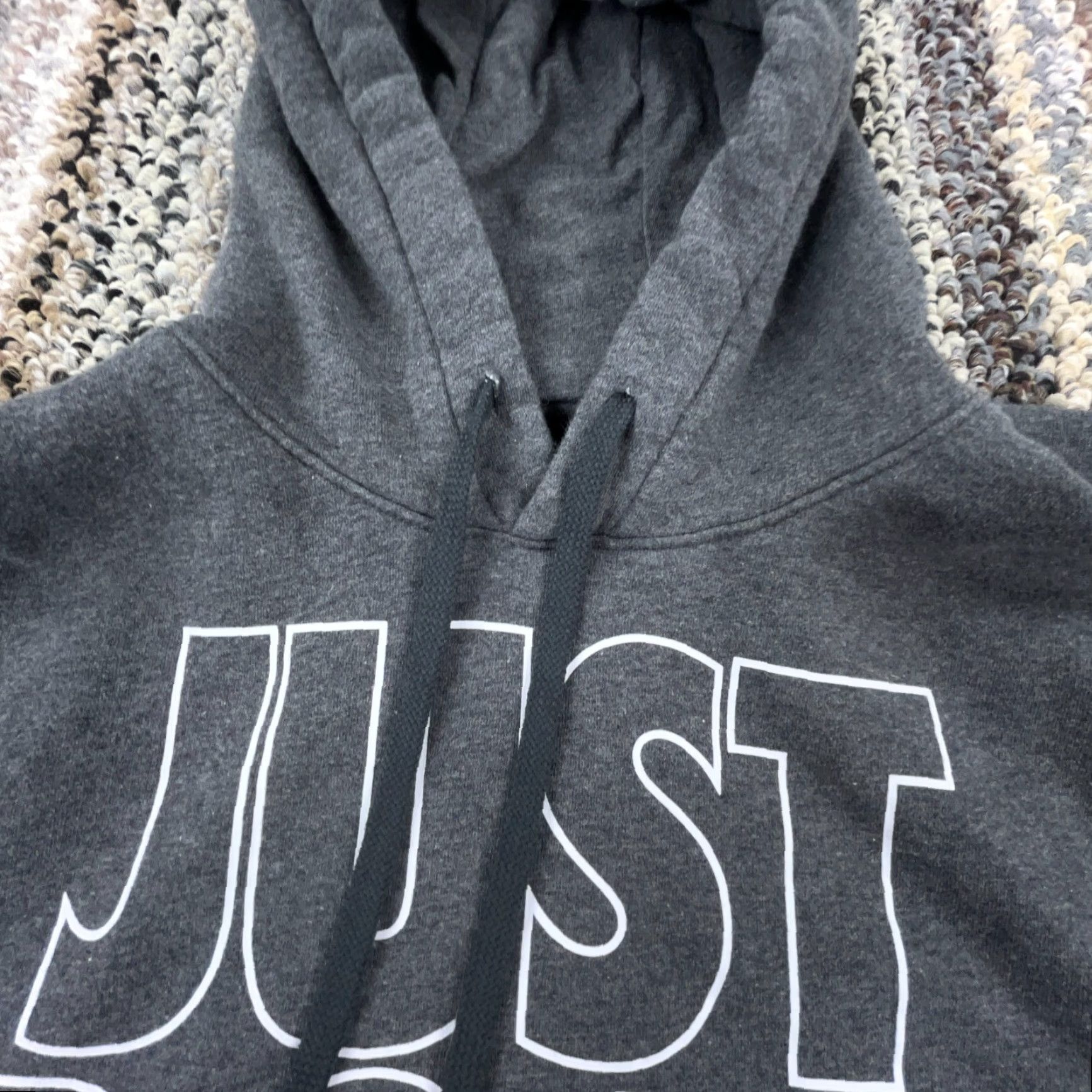 Nike Nike Hoodie Men Medium Gray Sweatshirt Just Do It Swoosh Adult Size US M / EU 48-50 / 2 - 4 Thumbnail