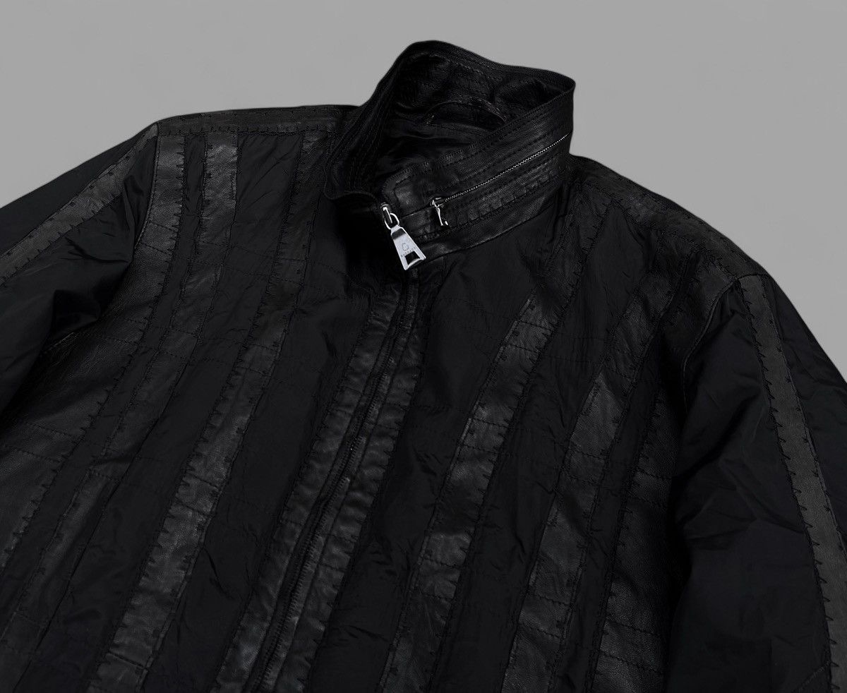 Handmade 🔥Rare KAPRAUN Hand Made Leather Nylon Jacket Y2K Size US L / EU 52-54 / 3 - 8 Thumbnail