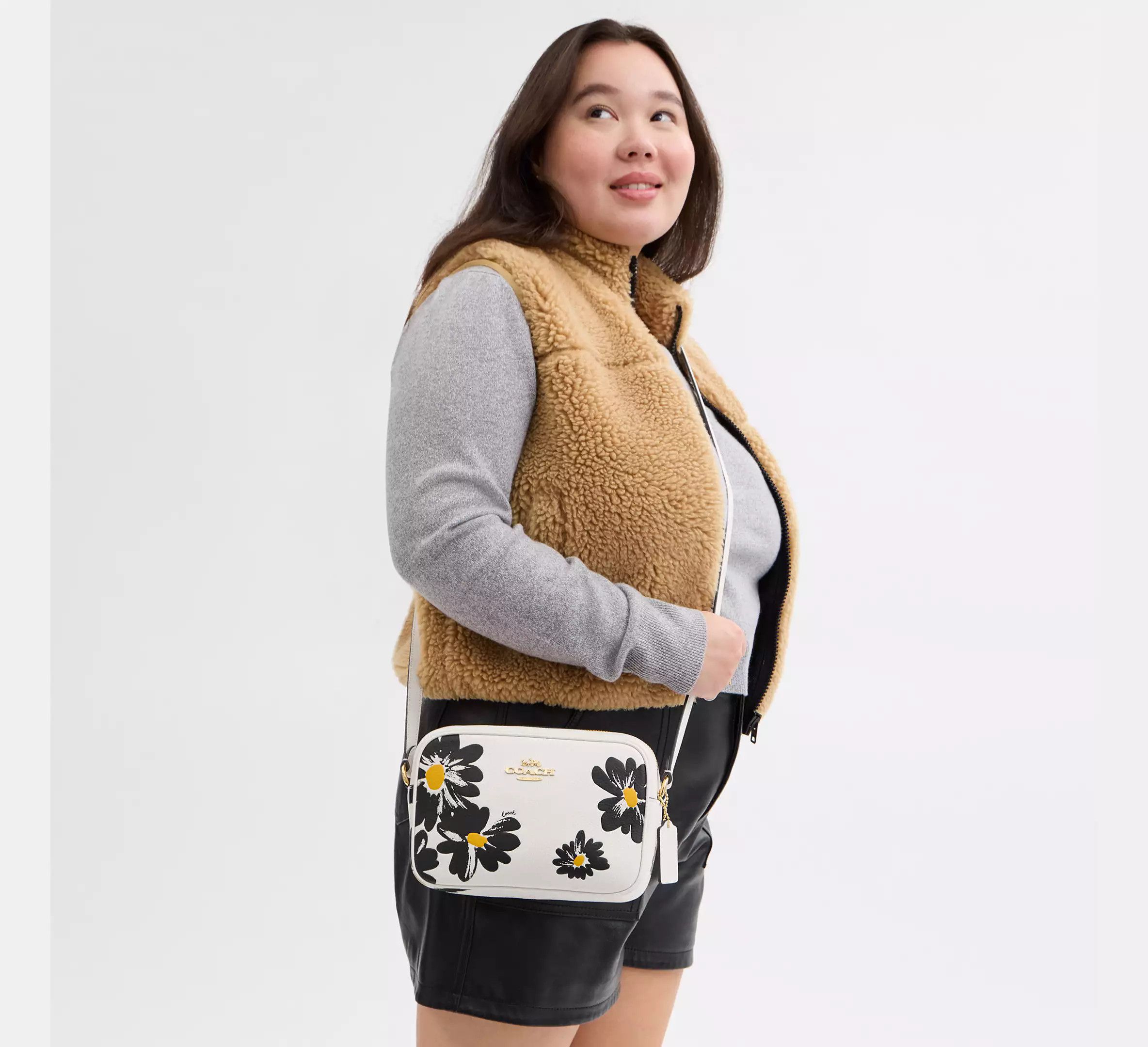 Coach Jamie Camera Bag With Floral Print CZ598 Size ONE SIZE - 8 Thumbnail