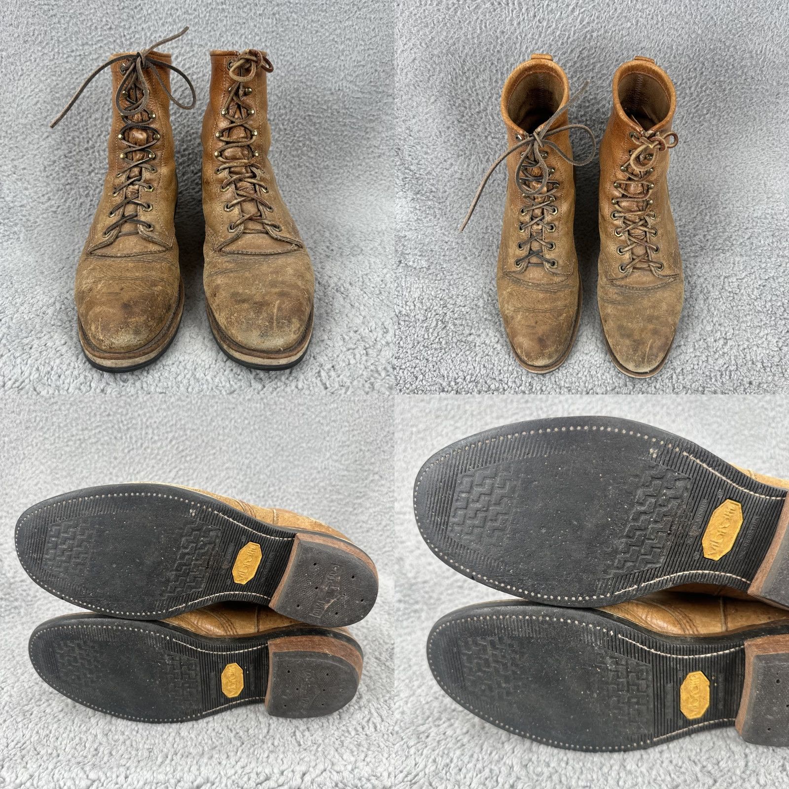 Chippewa VINTAGE Chippewa Men’s Boot Leather Brown 10 1/2 D 333S1 21006 4-97 Combat Logger Shoes/Boots Mens Size US 11 / EU 44 - 8 Thumbnail