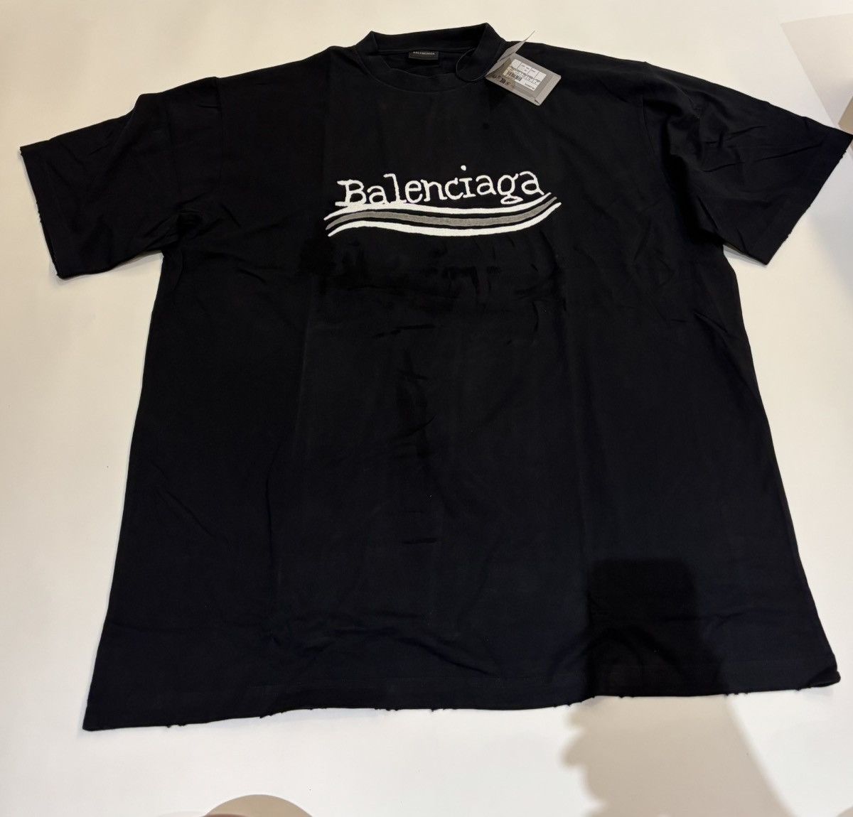 Balenciaga Balenciaga Hand Drawn Large Fit Tee Size US XL / EU 56 / 4 - 1 Thumbnail