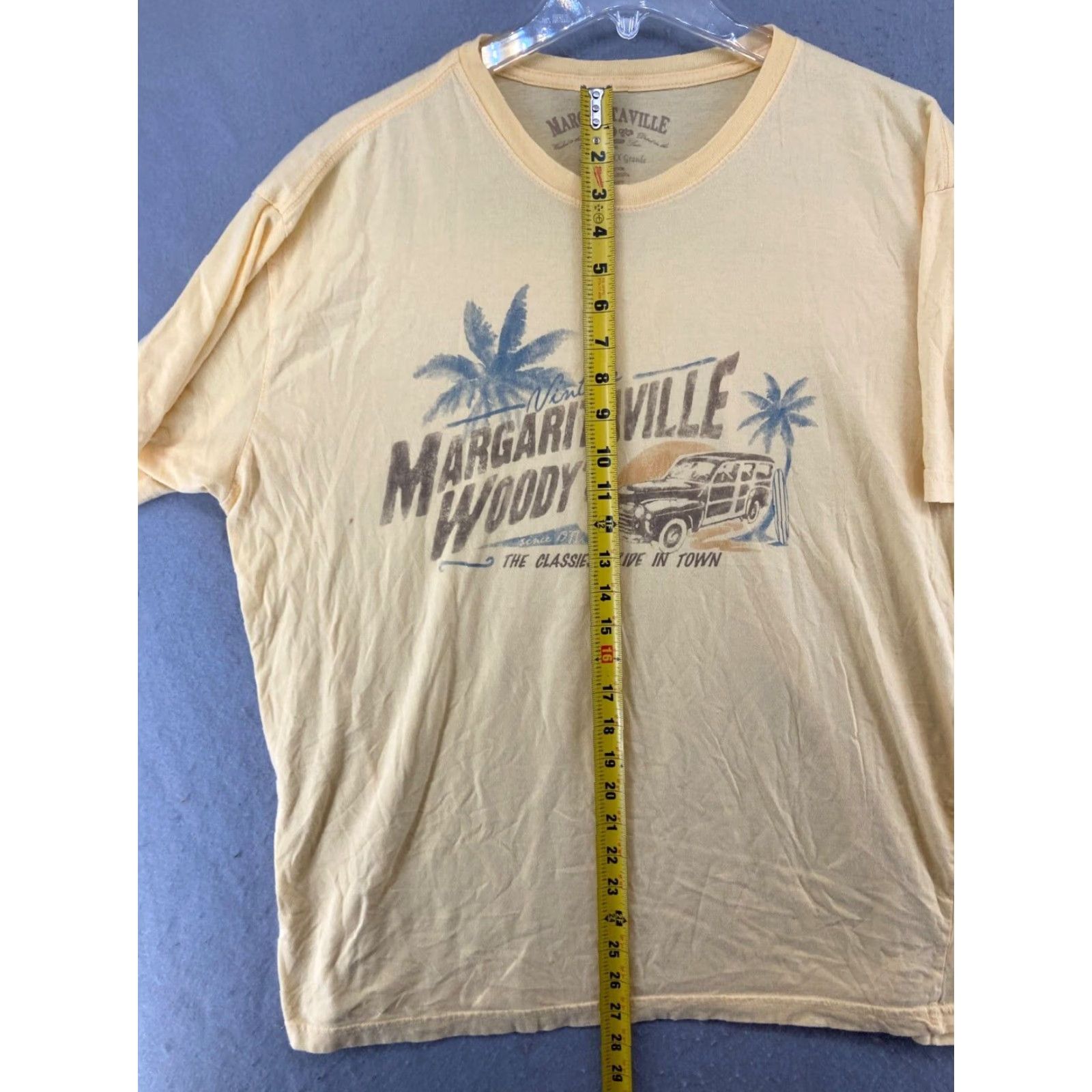 Vintage Margaritaville TShirt Mens 2XL Yellow Graphic Print Crew Neck Short Sleeve Cotton Jersey Shirt Size US XXL / EU 58 / 5 - 3 Thumbnail