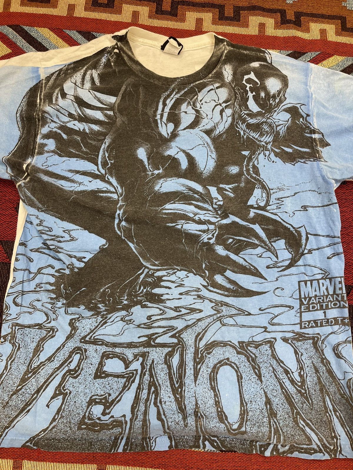 Marvel Comics × Vintage VTG Y2K MARVEL MAD ENGINE VENOM 2012 Size US L / EU 52-54 / 3 - 2 Thumbnail