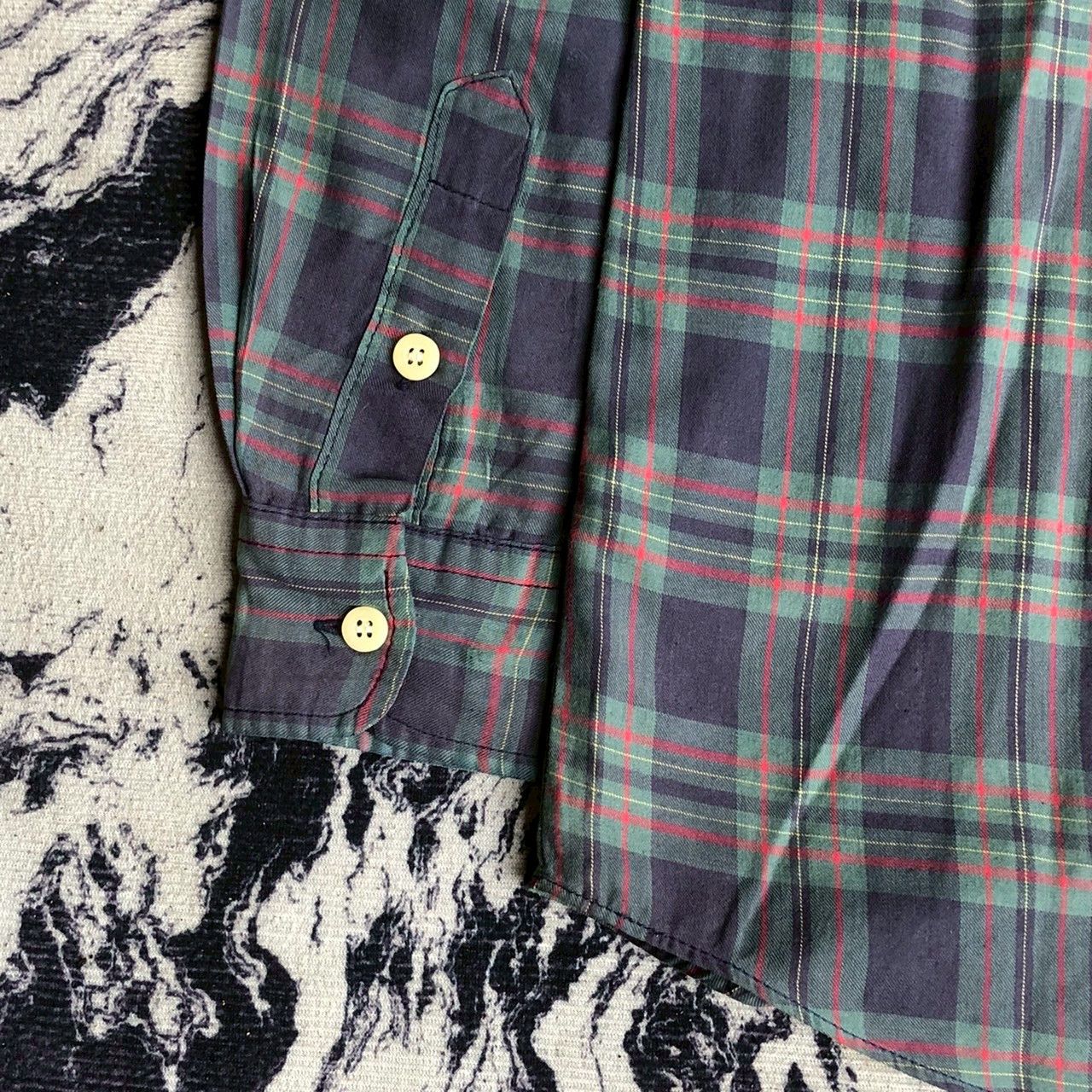 Burberry Vintage 90s Burberrys Nova Check Shirt Red Logo Size US M / EU 48-50 / 2 - 5 Thumbnail