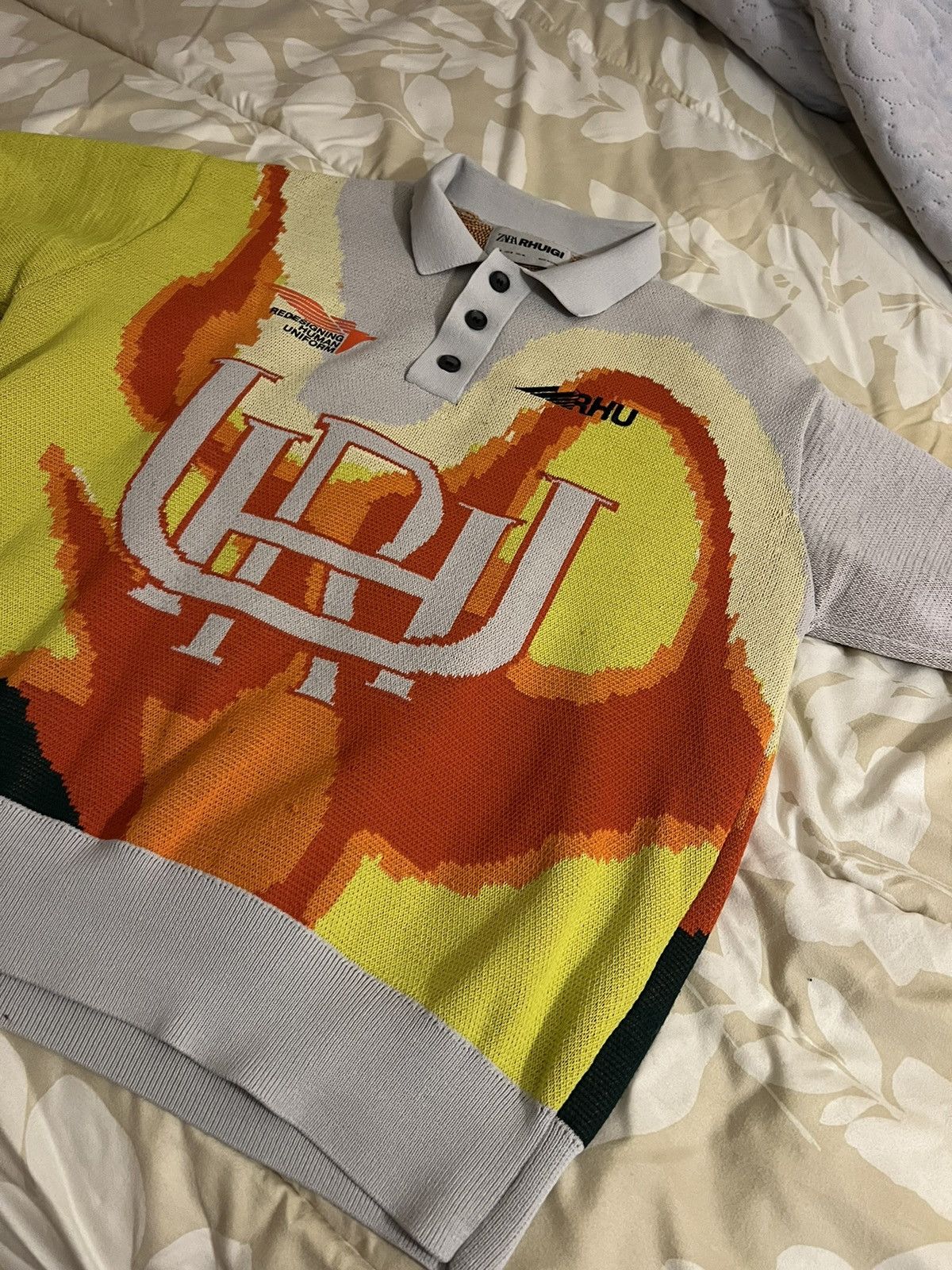 Rhude × Zara Rhude x zara polo knit polo Size US M / EU 48-50 / 2 - 3 Thumbnail